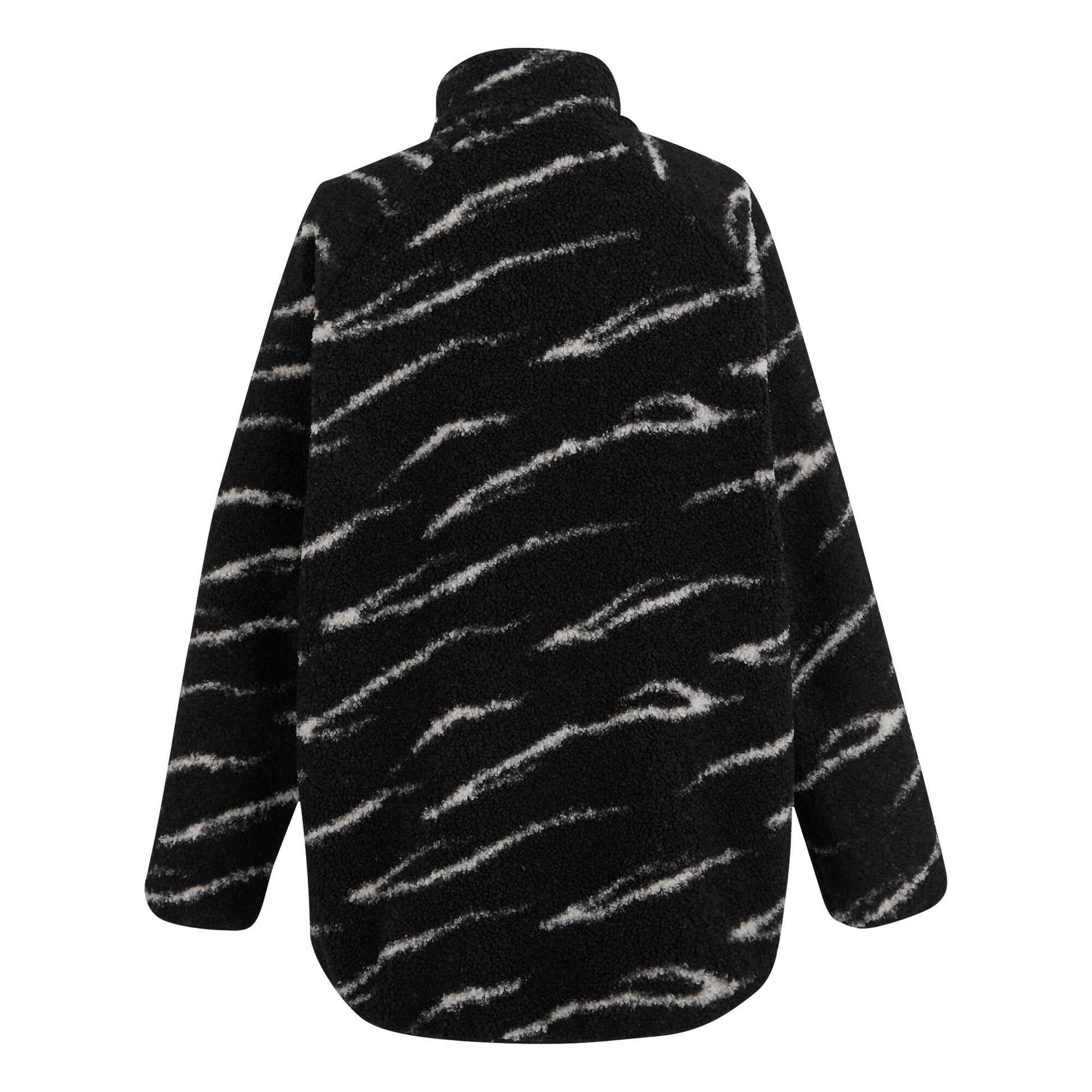 Black-Light Vanilla - Back - Regatta Womens-Ladies Frankie Borg Full Zip Fleece Jacket