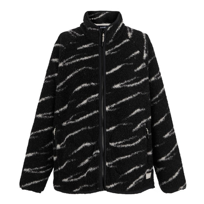 Black-Light Vanilla - Front - Regatta Womens-Ladies Frankie Borg Full Zip Fleece Jacket