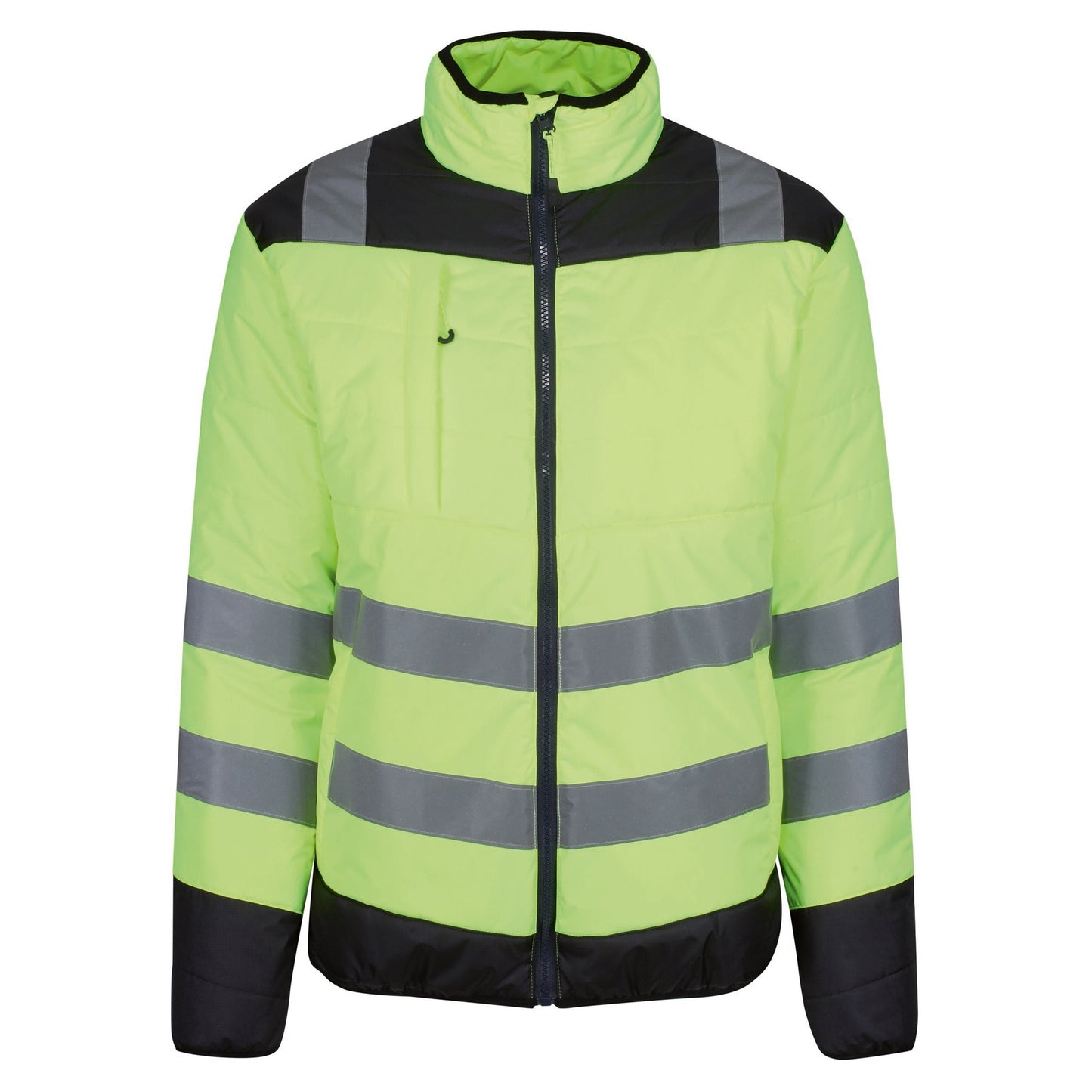 Yellow - Front - Regatta Mens Two Tone Thermal Hi-Vis Jacket