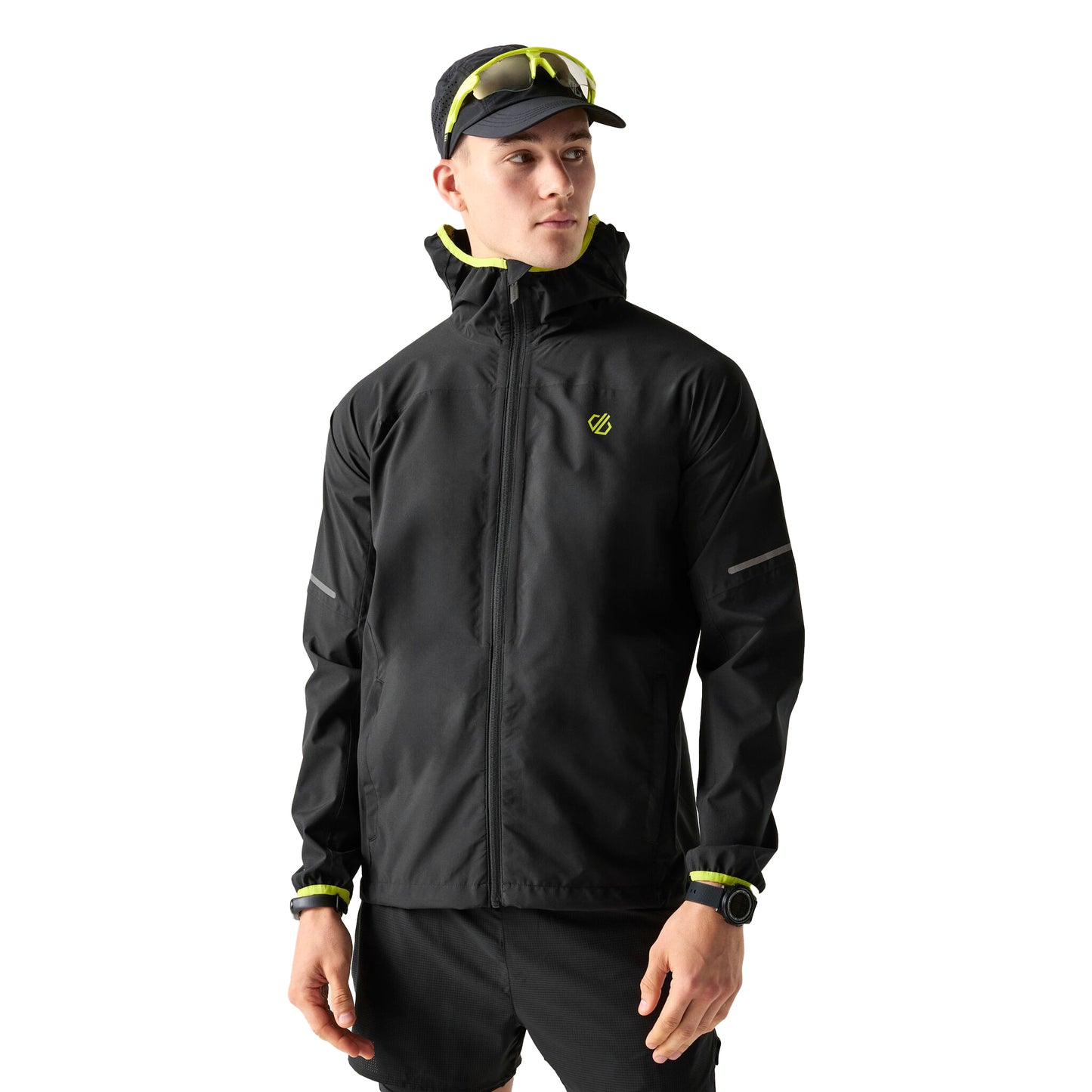 Black - Lifestyle - Dare 2B Mens Ultra Light Waterproof Jacket