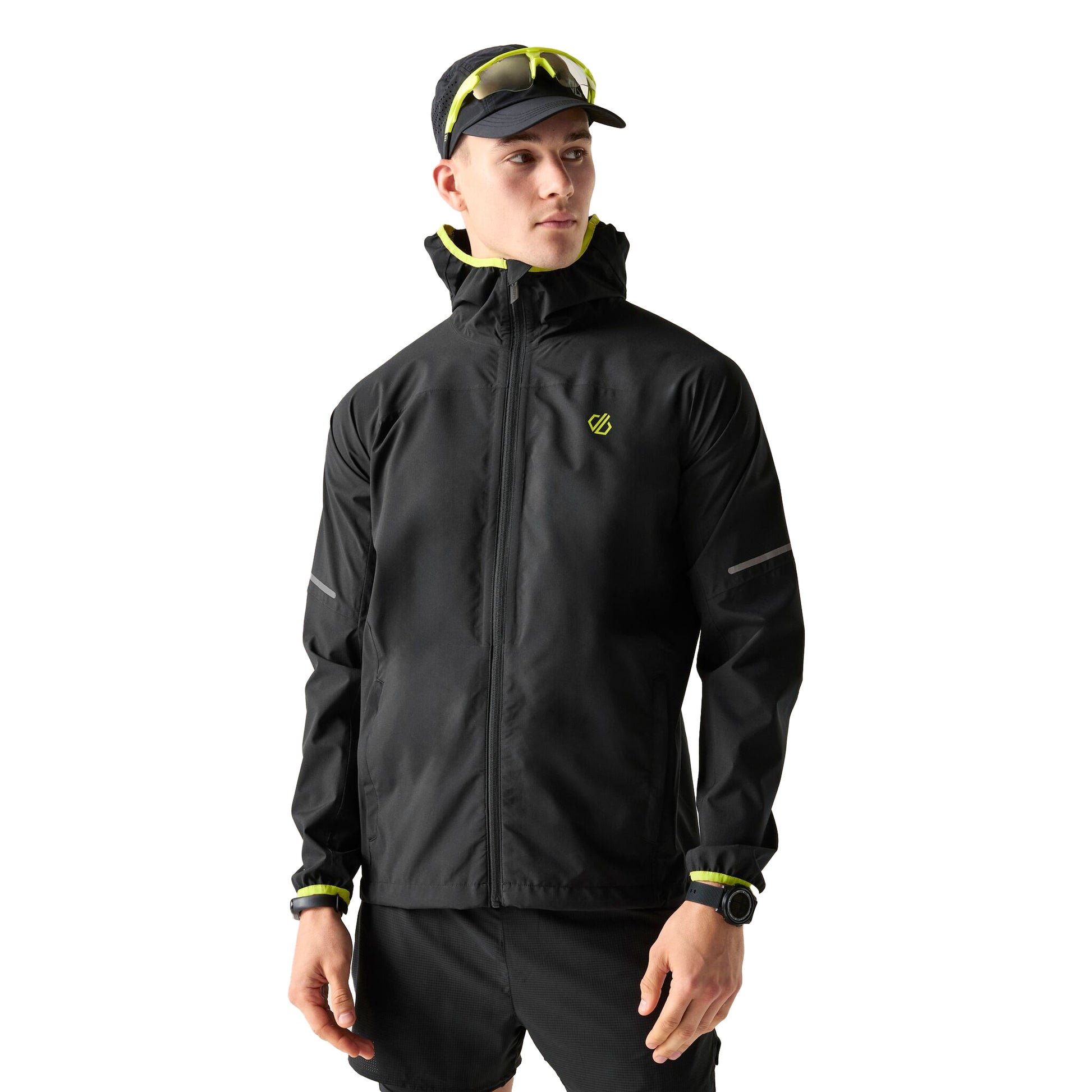 Black - Lifestyle - Dare 2B Mens Ultra Light Waterproof Jacket
