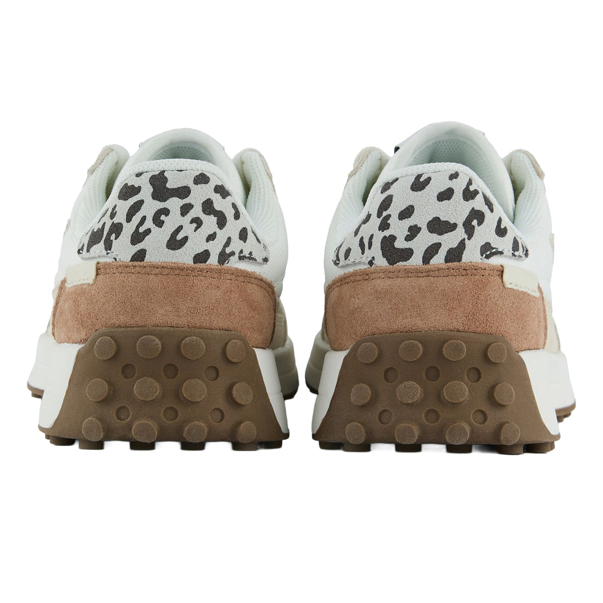 Vanilla - Back - Regatta Womens-Ladies Marine Heritage II Leopard Print Suede Trainers