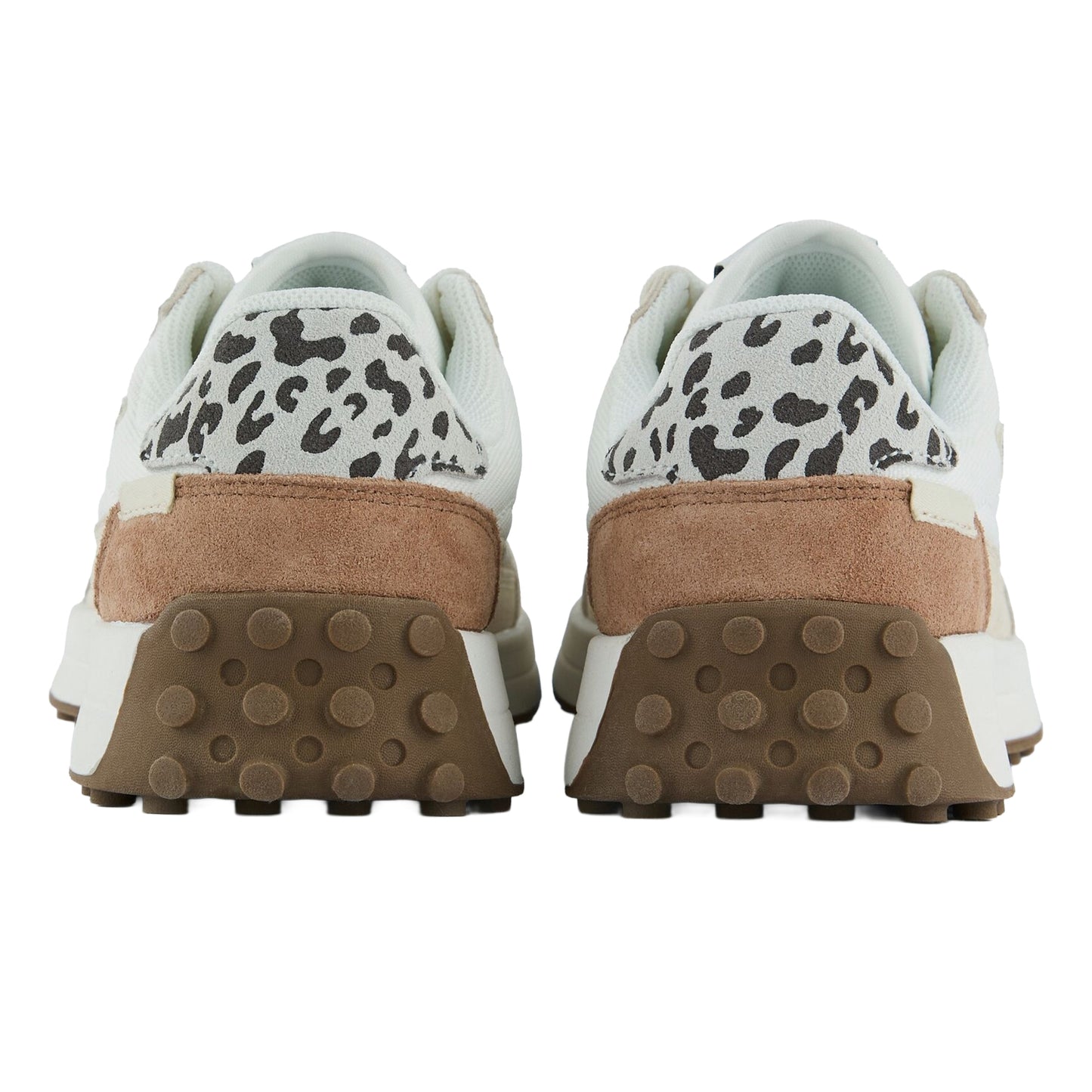 Vanilla - Back - Regatta Womens-Ladies Marine Heritage II Leopard Print Suede Trainers