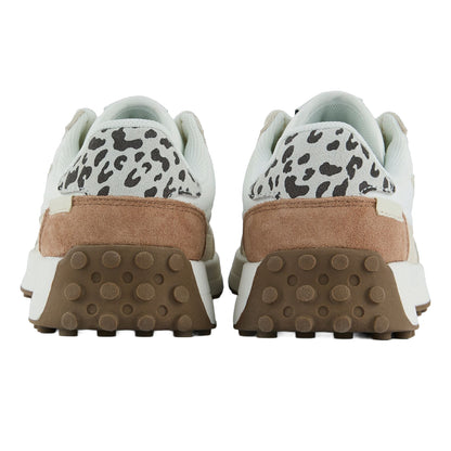 Vanilla - Back - Regatta Womens-Ladies Marine Heritage II Leopard Print Suede Trainers
