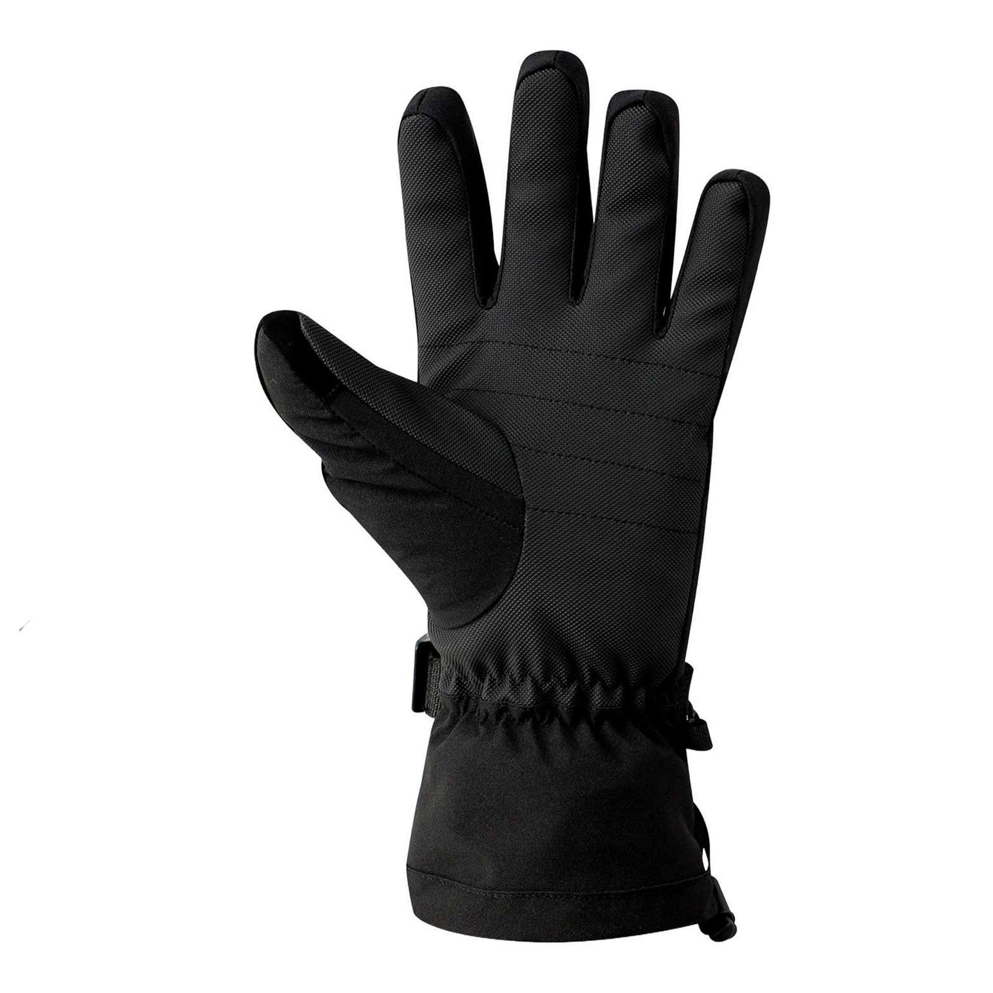 Black - Back - Regatta Womens-Ladies Summit Waterproof Ski Gloves