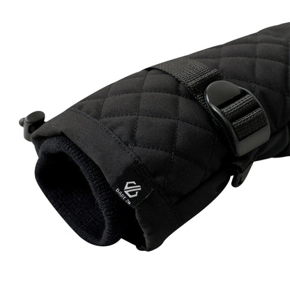 Black - Side - Regatta Womens-Ladies Summit Waterproof Ski Gloves