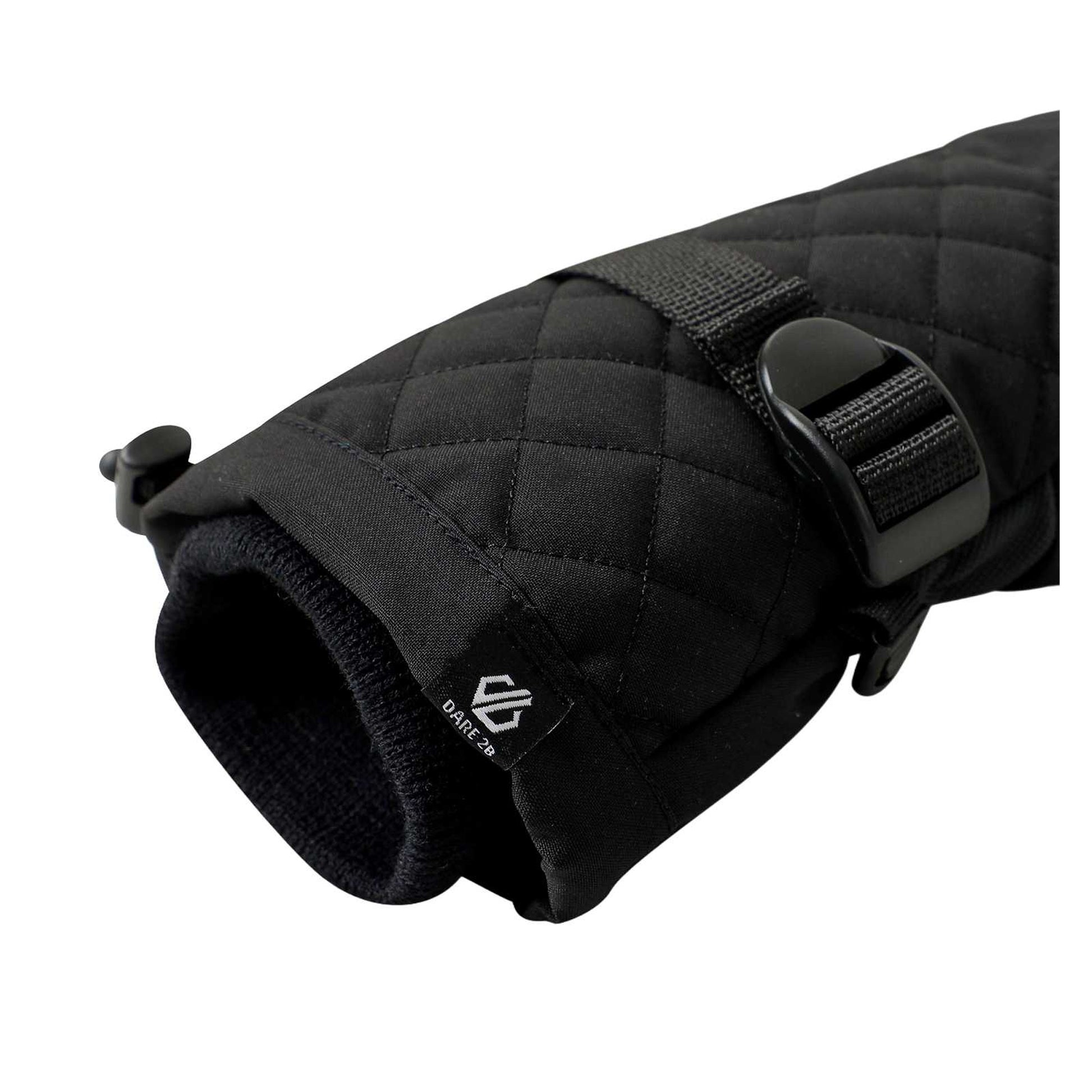 Black - Side - Regatta Womens-Ladies Summit Waterproof Ski Gloves