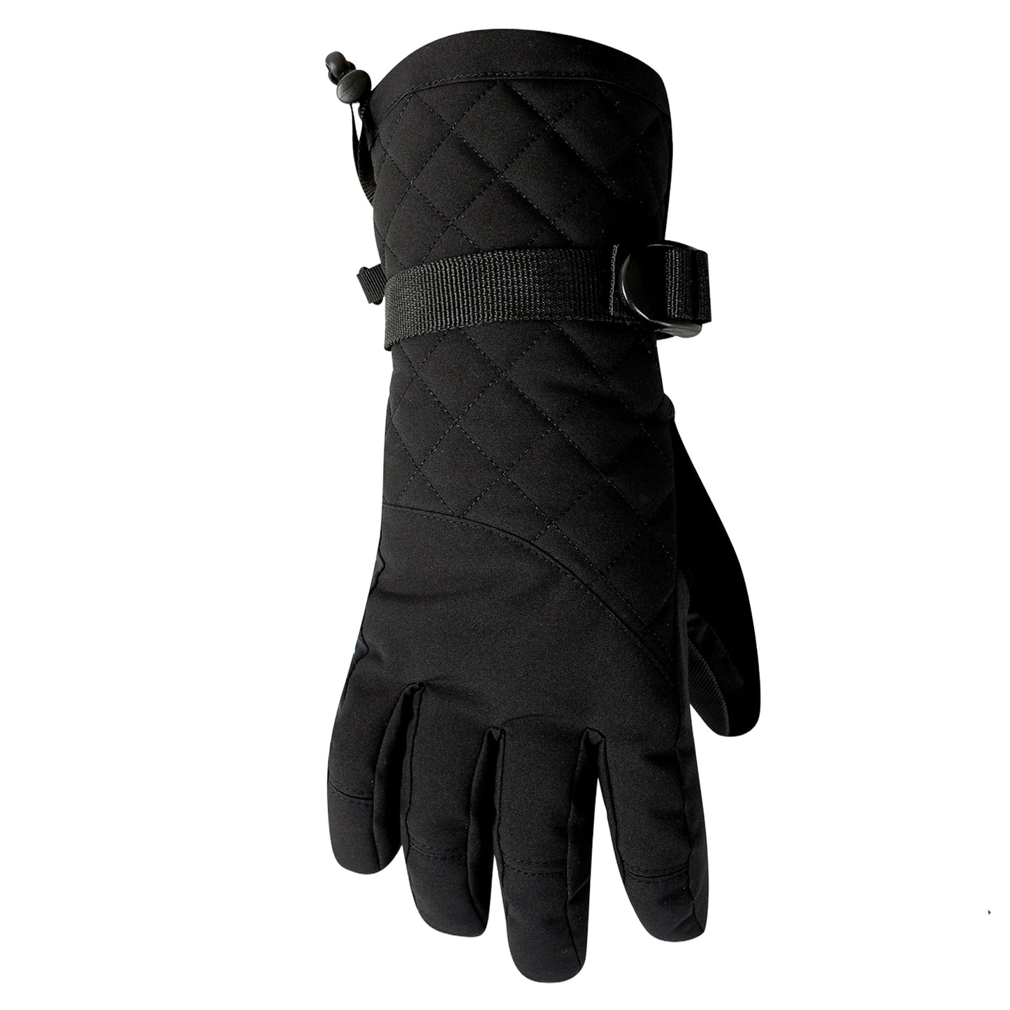 Black - Front - Regatta Womens-Ladies Summit Waterproof Ski Gloves
