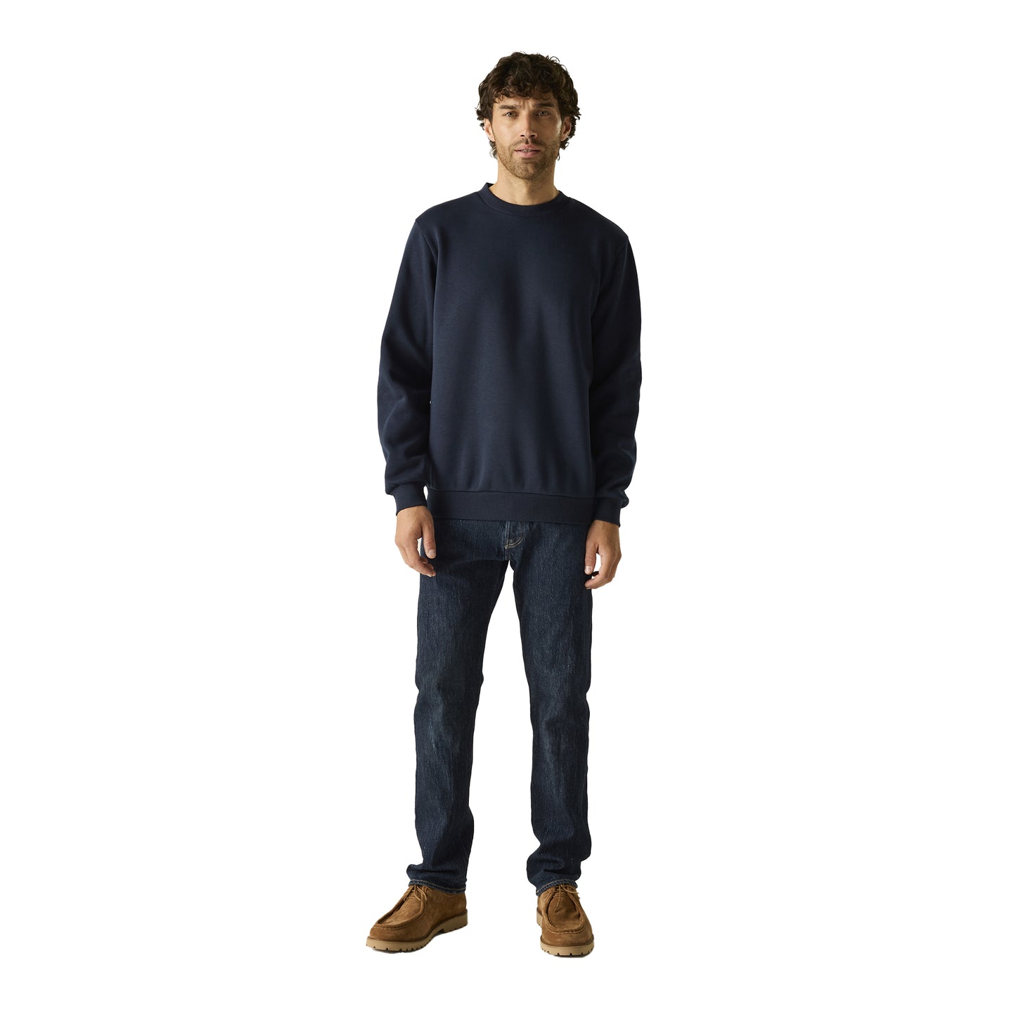 Navy - Side - Regatta Mens Pro Sweatshirt