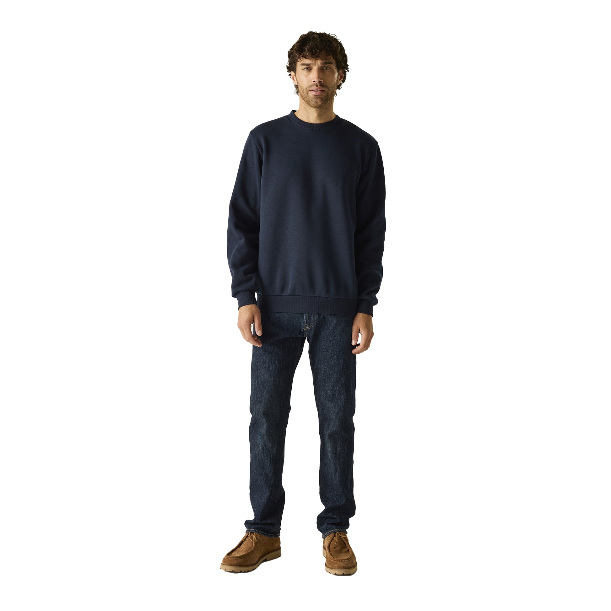 Navy - Side - Regatta Mens Pro Sweatshirt
