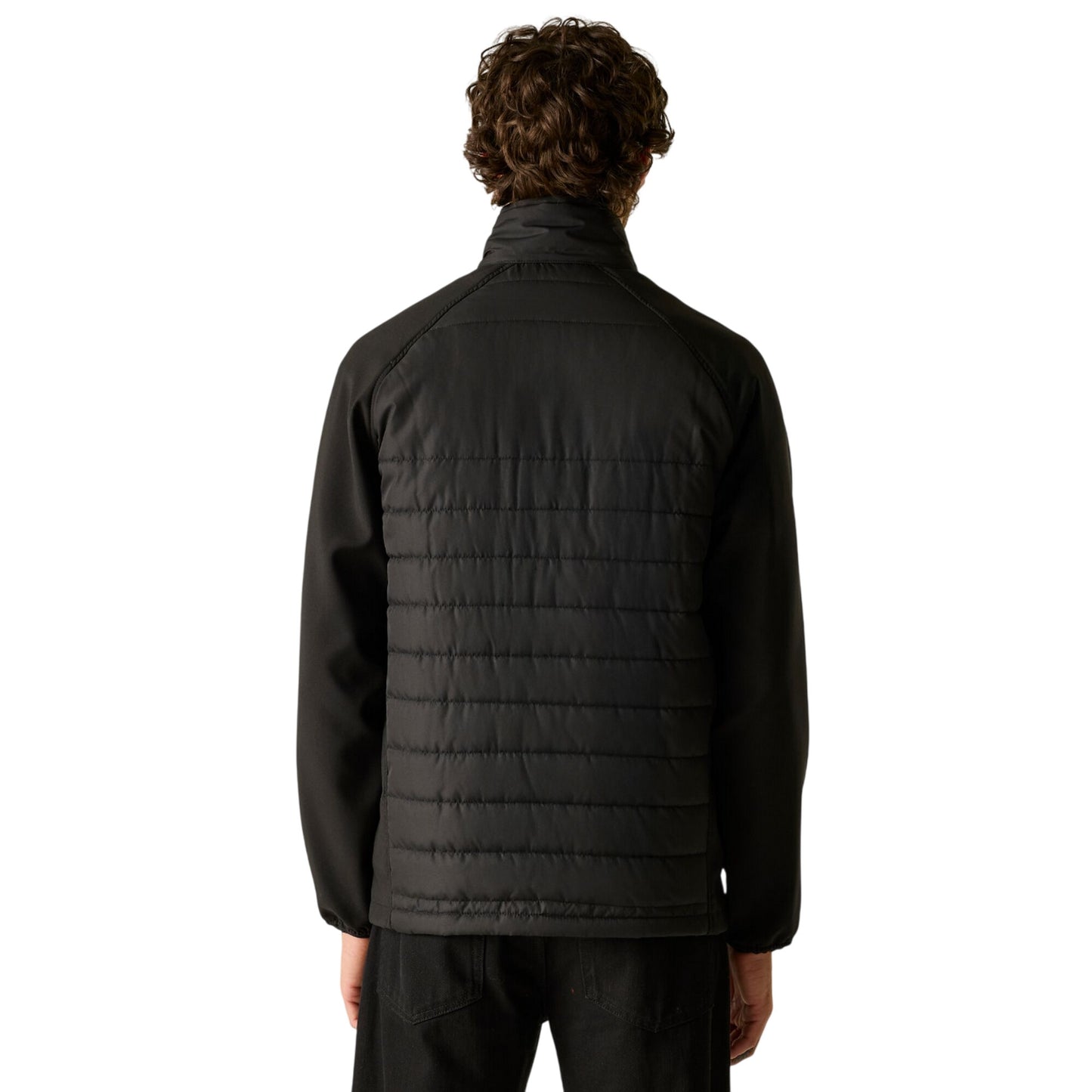 Black-Orange Pop - Pack Shot - Regatta Mens Full Zip Padded Jacket
