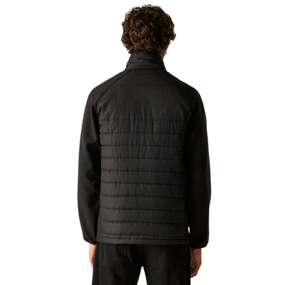 Black-Orange Pop - Pack Shot - Regatta Mens Full Zip Padded Jacket