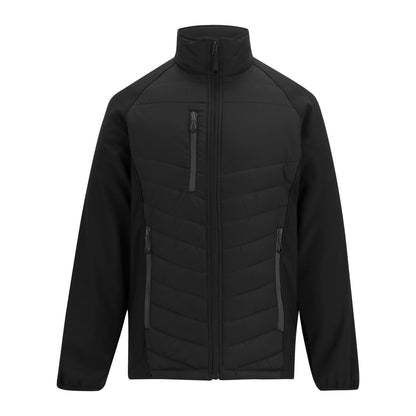 Black-Ash - Front - Regatta Mens Full Zip Padded Jacket