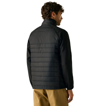 Black-Ash - Pack Shot - Regatta Mens Full Zip Padded Jacket