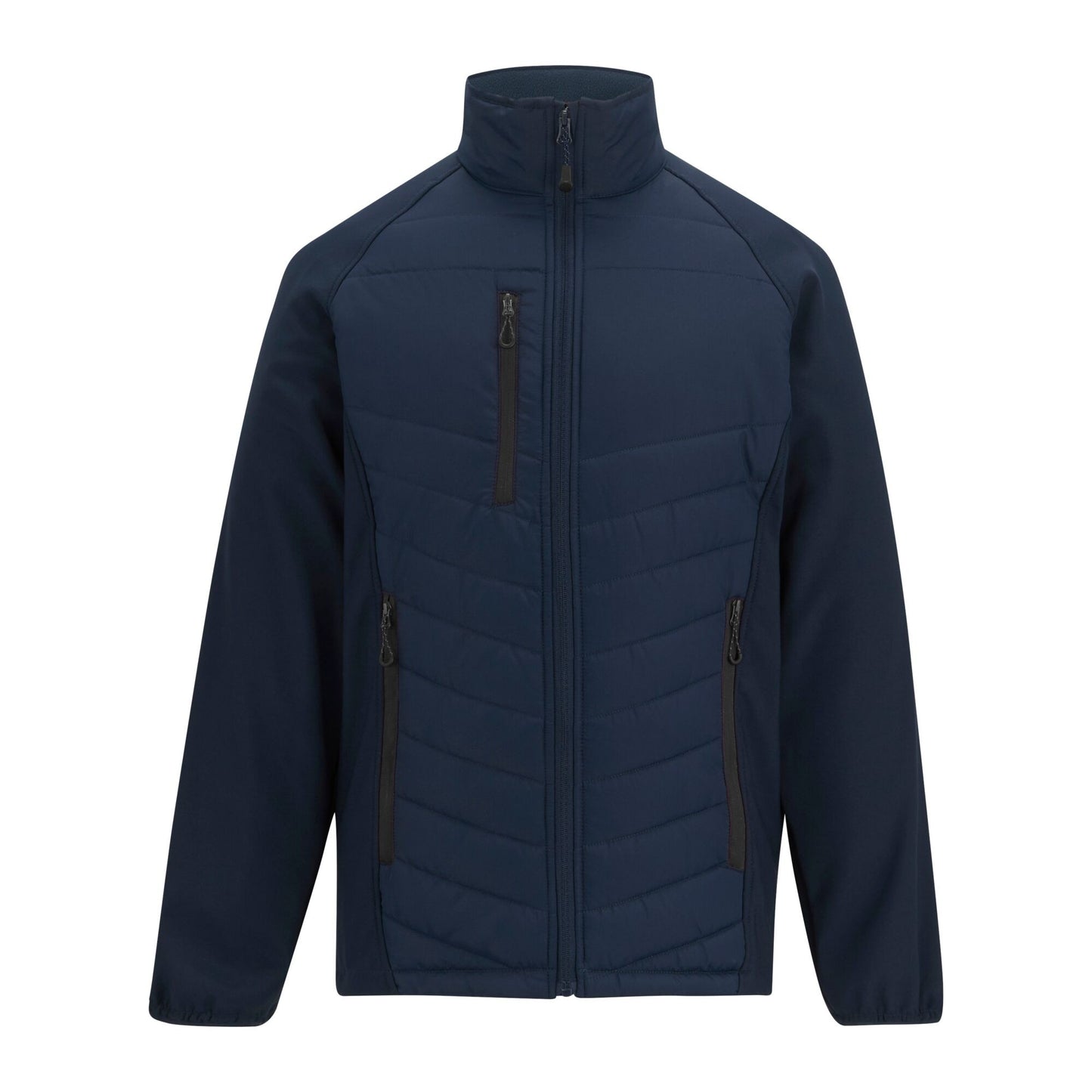 Navy-Ash - Front - Regatta Mens Full Zip Padded Jacket