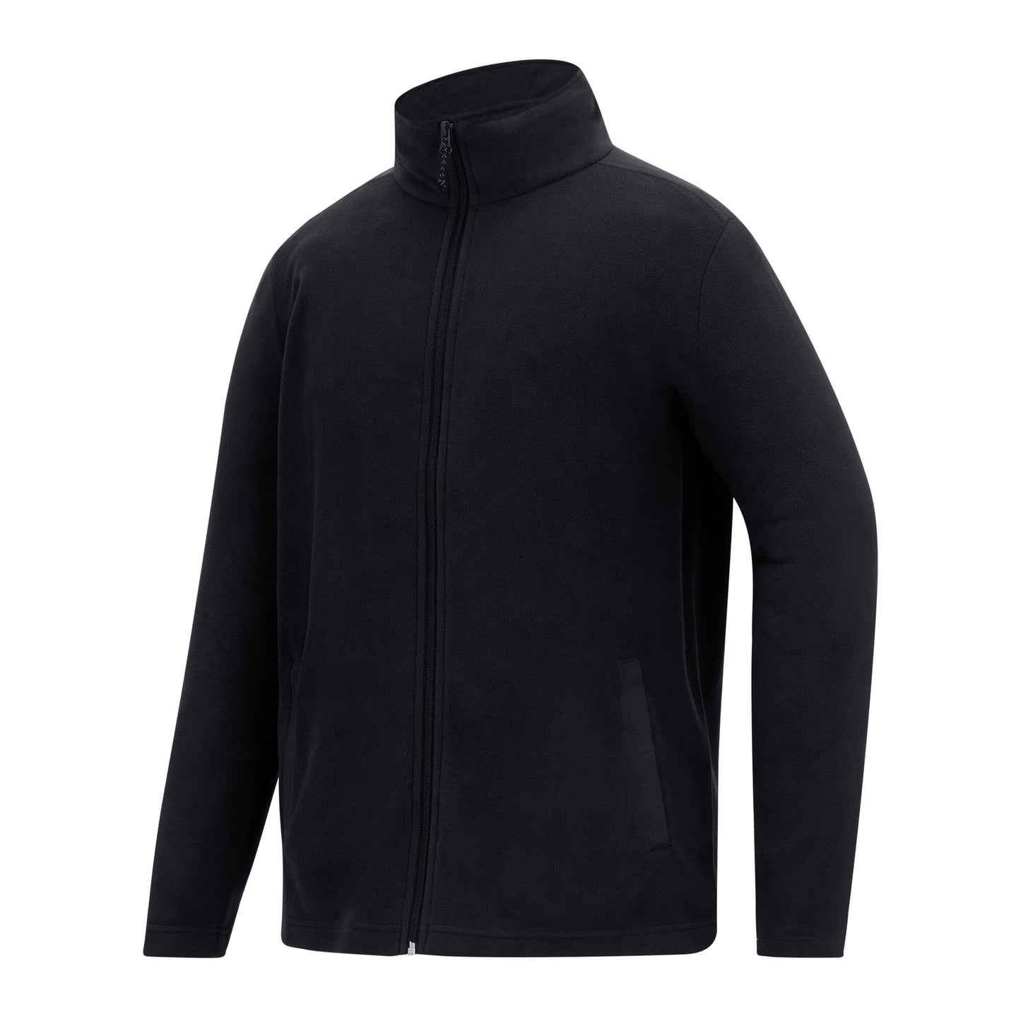 Black - Side - Regatta Mens Lightweight Fleece Jacket