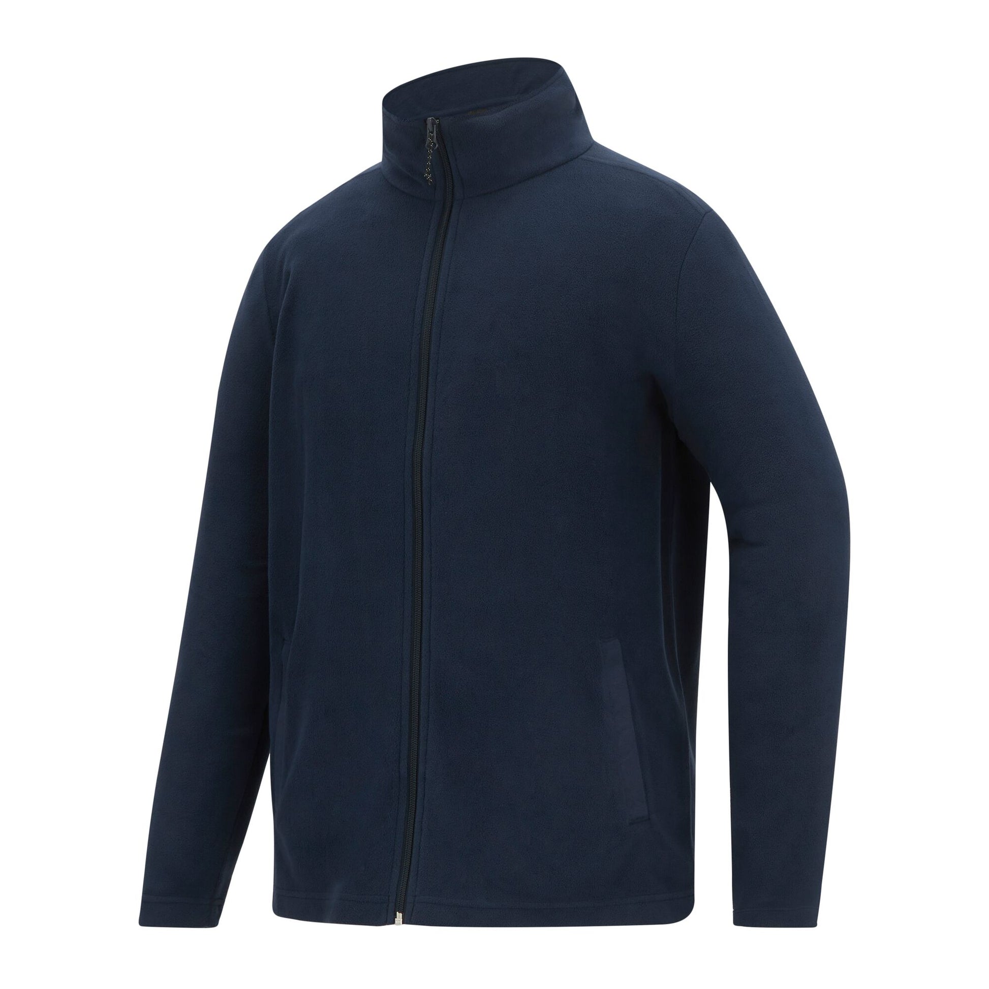 Navy - Side - Regatta Mens Lightweight Fleece Jacket