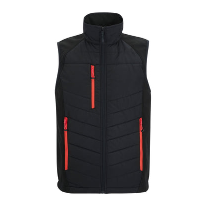 Black-Classic Red - Front - Regatta Mens Full Zip Gilet