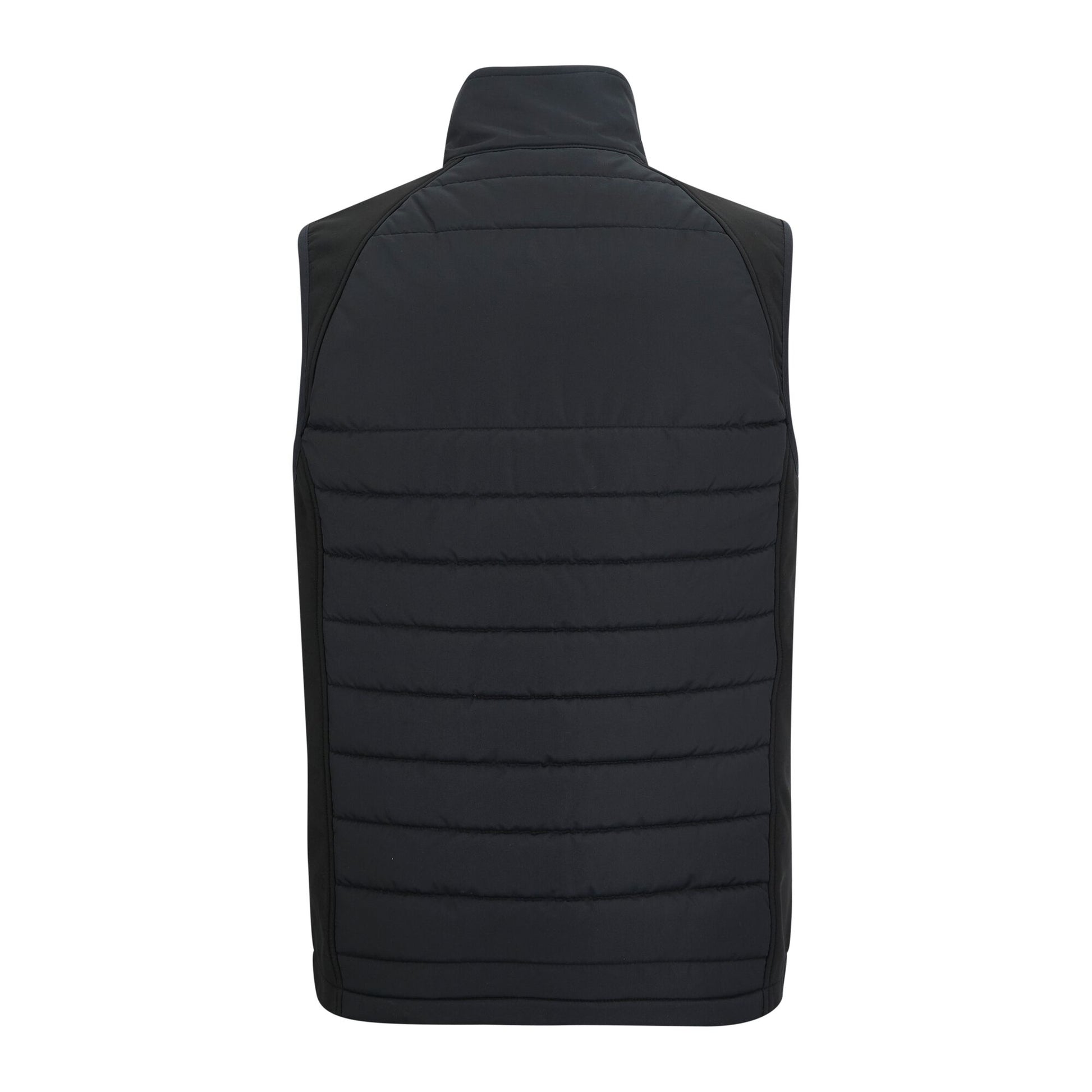 Black-Orange Pop - Back - Regatta Mens Full Zip Gilet