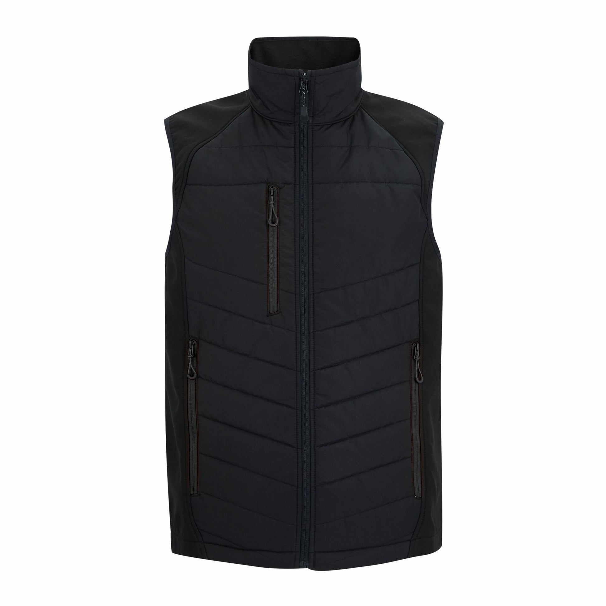 Black-Ash - Front - Regatta Mens Full Zip Gilet