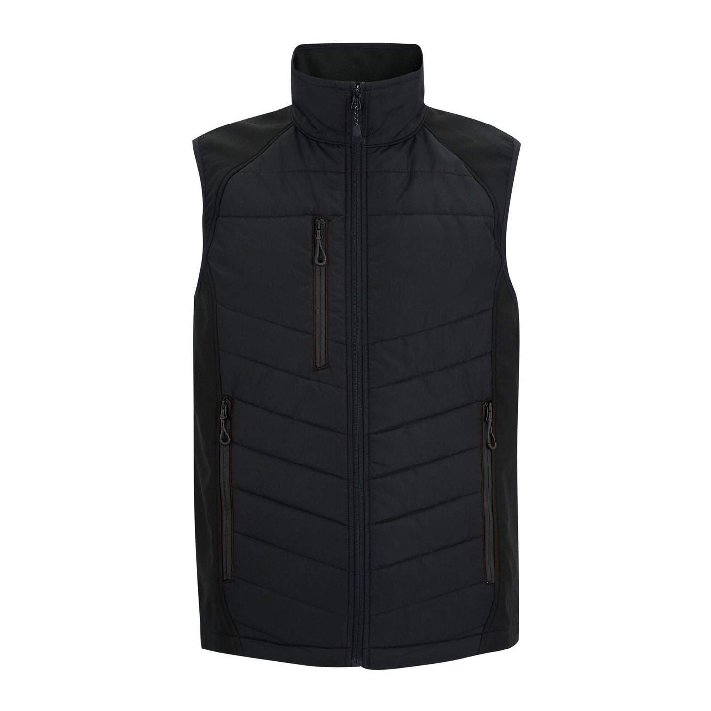 Black-Ash - Front - Regatta Mens Full Zip Gilet