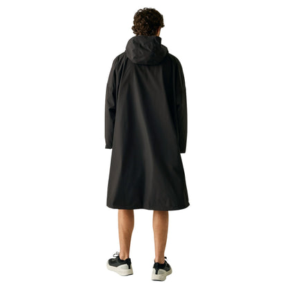 Black-Slate Grey - Pack Shot - Regatta Unisex Adult Changing Robe