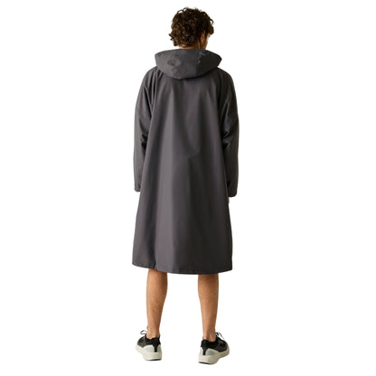 Slate Grey-Black - Pack Shot - Regatta Unisex Adult Changing Robe