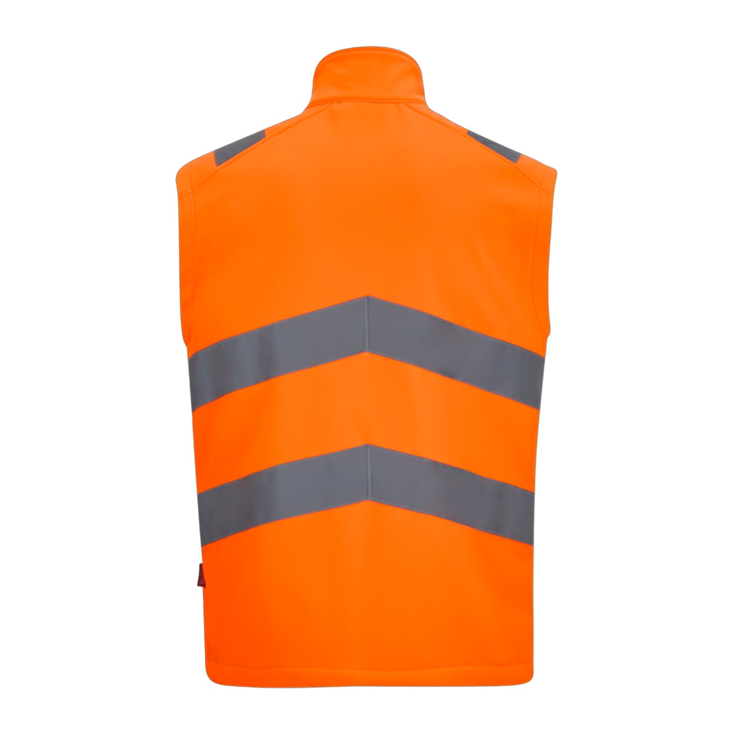 Orange - Back - Regatta Mens Pro Contract Ablaze Soft Full Zip Hi-Vis Vest
