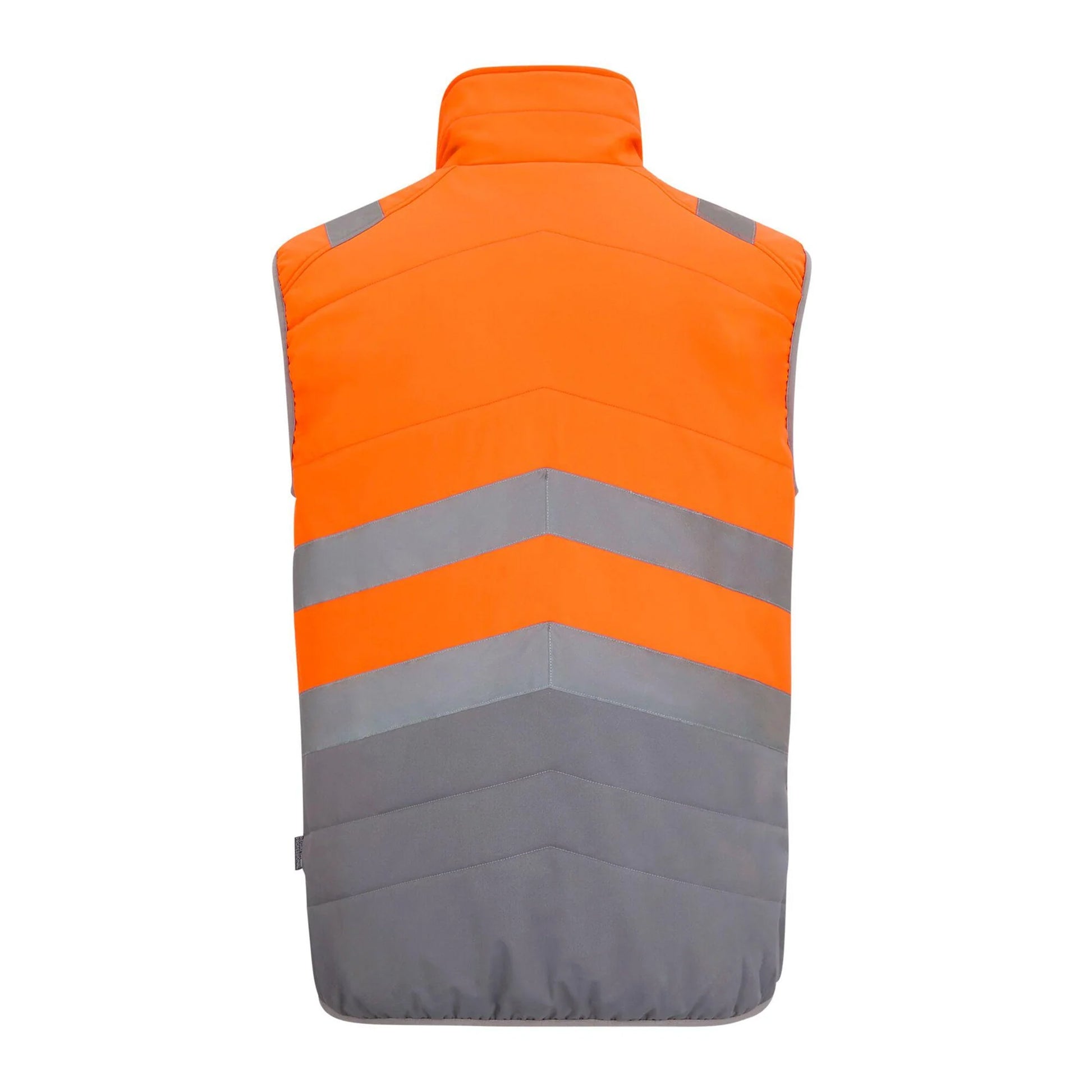 Orange - Back - Regatta Mens Thermal Two Tone Hi-Vis Vest