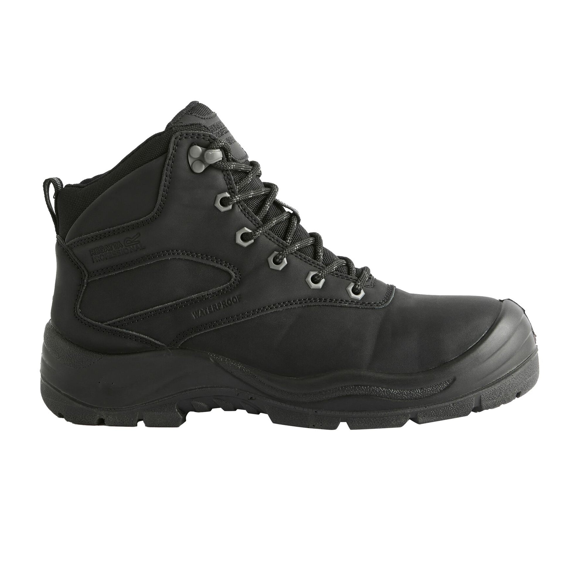 Black-Granite - Side - Regatta Mens Guardstone Safety Boots