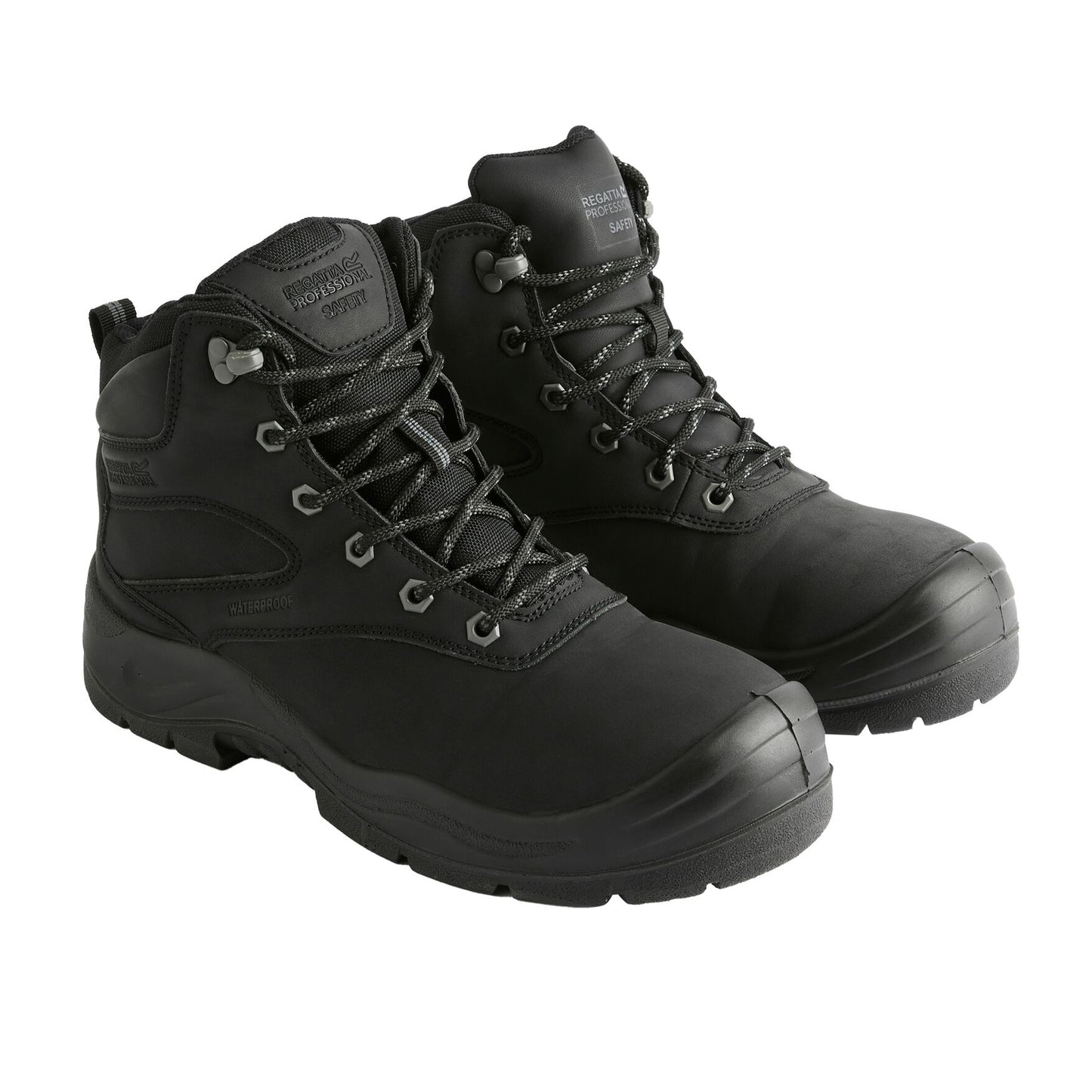 Black-Granite - Front - Regatta Mens Guardstone Safety Boots