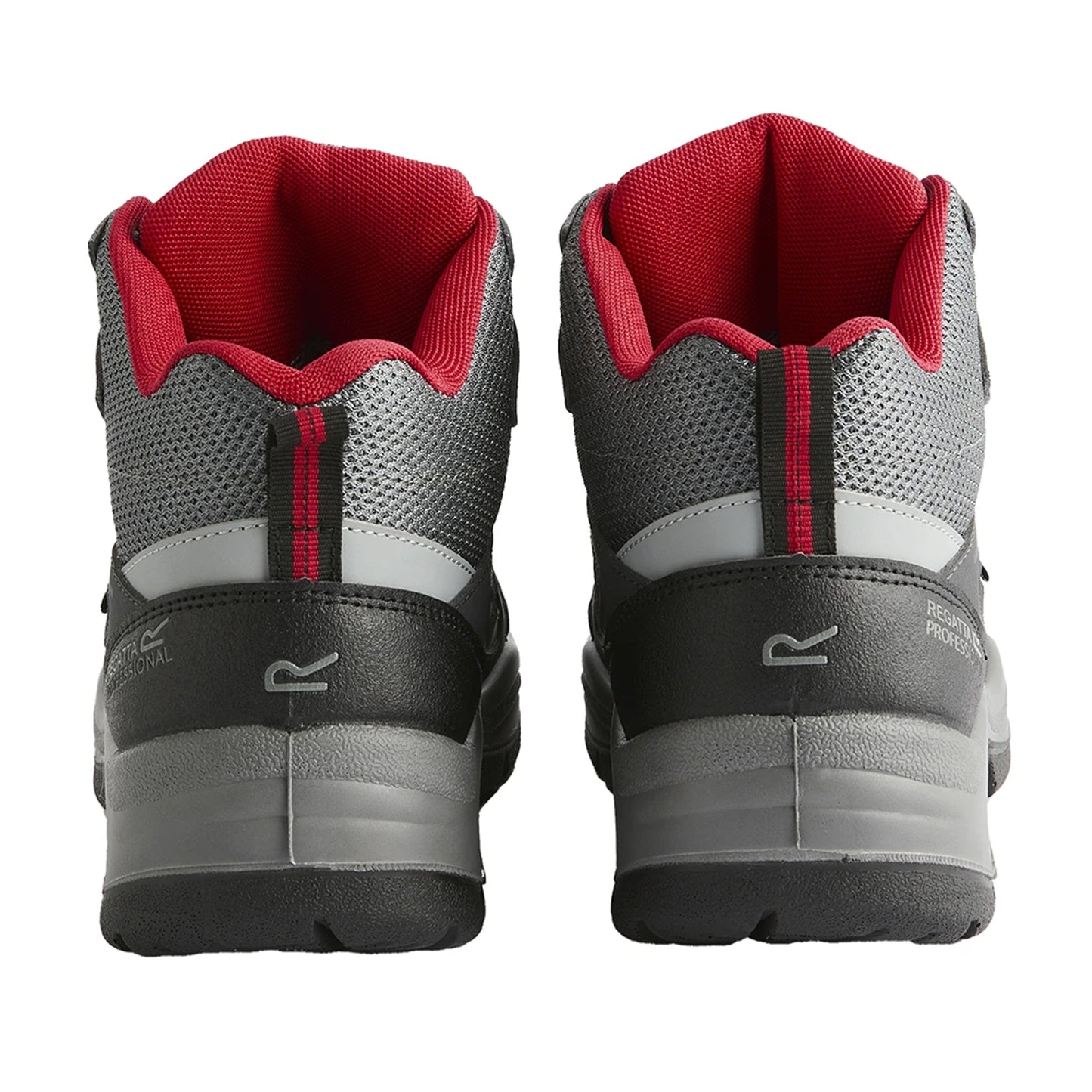 Granite-Red - Back - Regatta Mens Limestone Waterproof Safety Boots