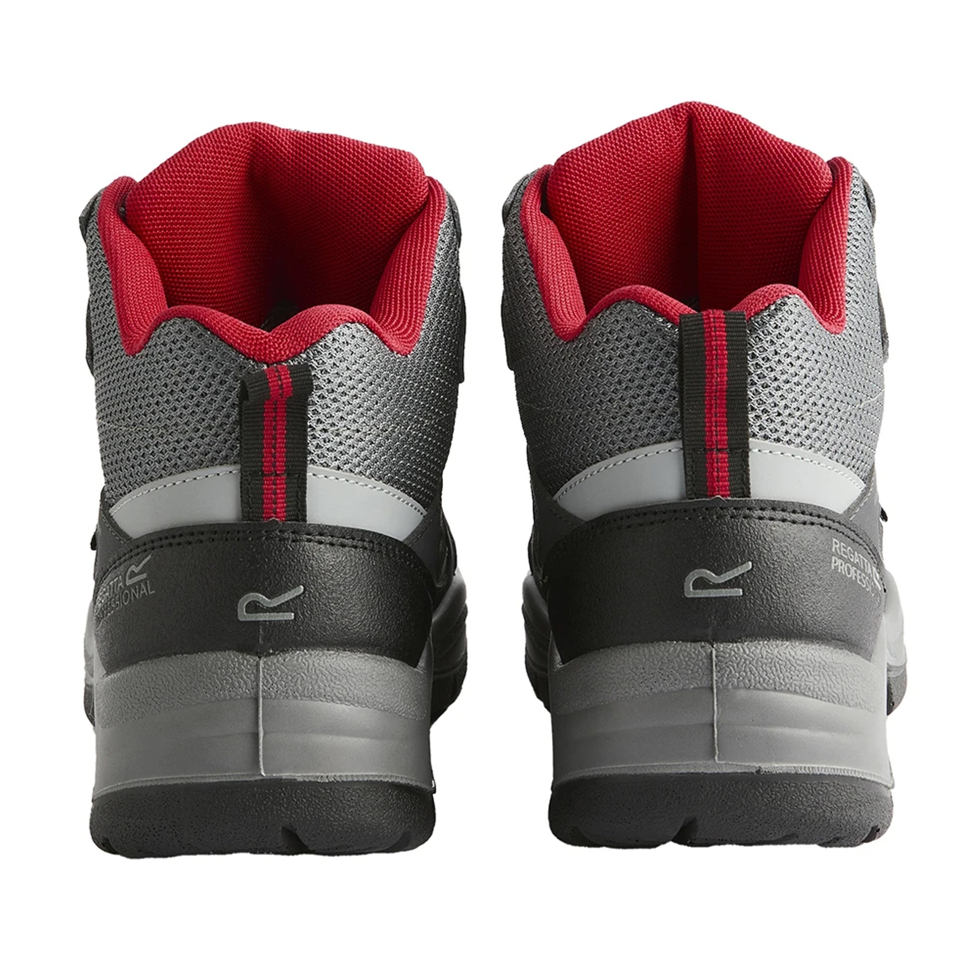 Granite-Red - Back - Regatta Mens Limestone Waterproof Safety Boots