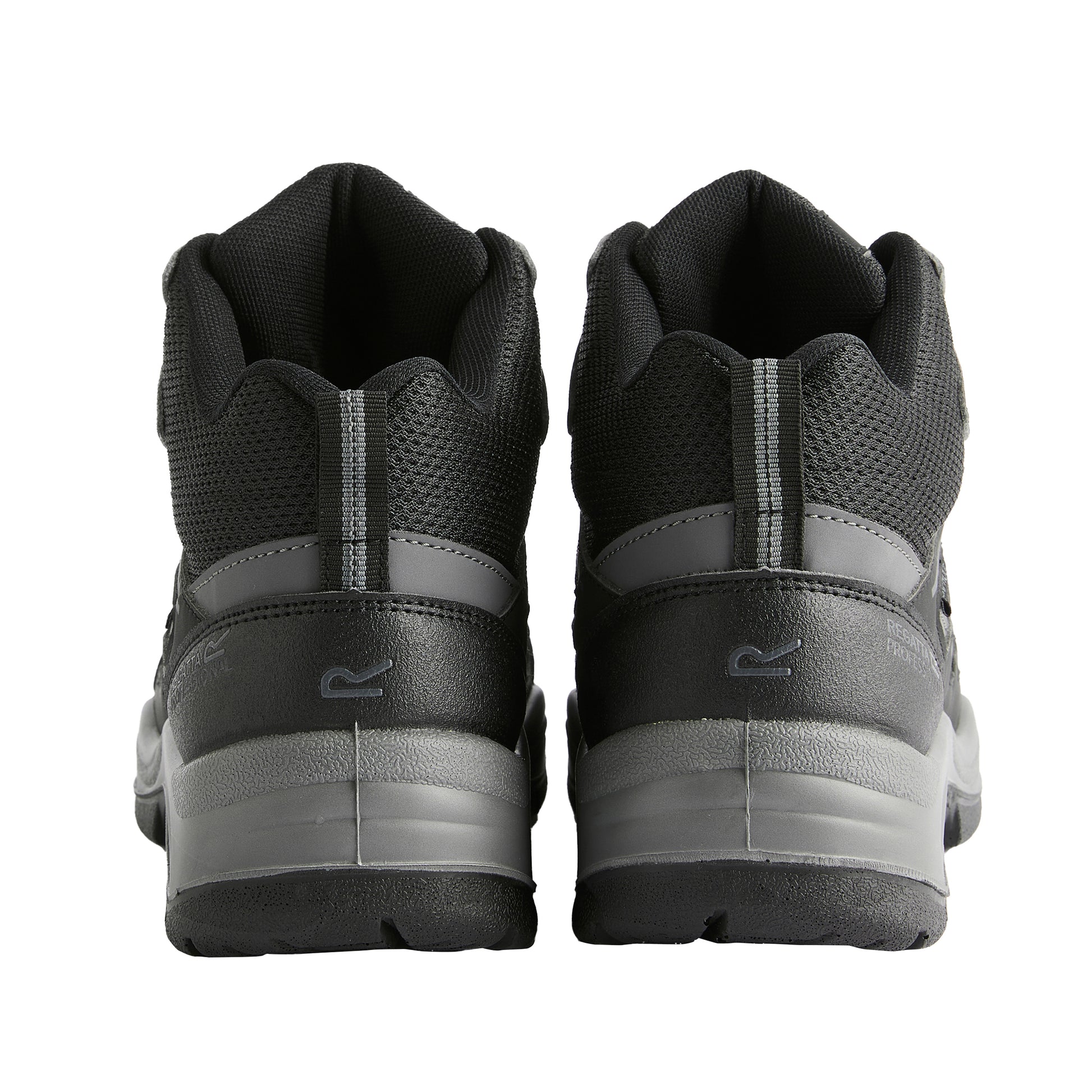 Black - Back - Regatta Mens Limestone Waterproof Safety Boots