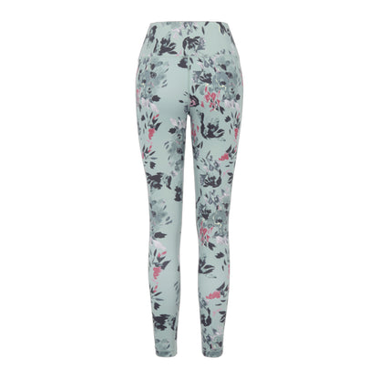 Glacier Green - Back - Regatta Womens-Ladies Influential II Floral Leggings