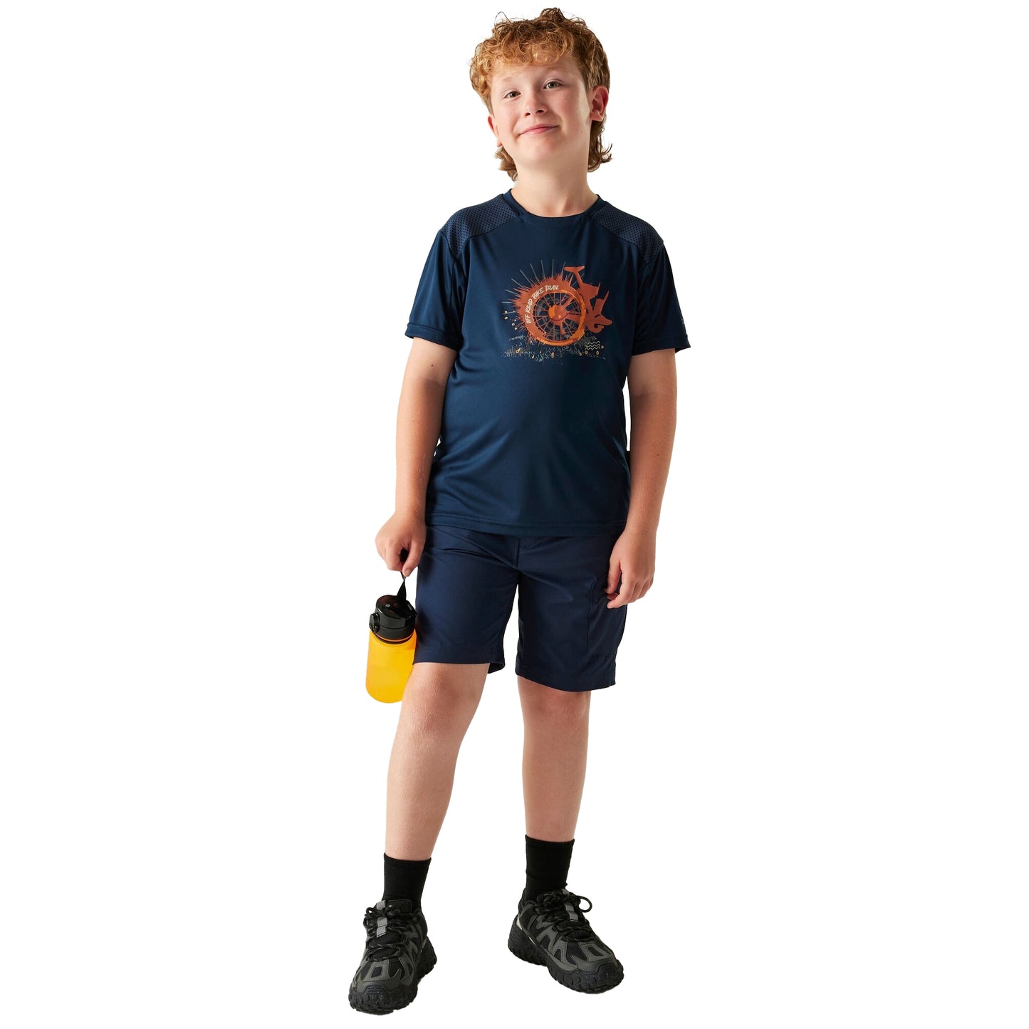 Navy - Lifestyle - Dare 2B Childrens-Kids Trackstand II Cycle T-Shirt