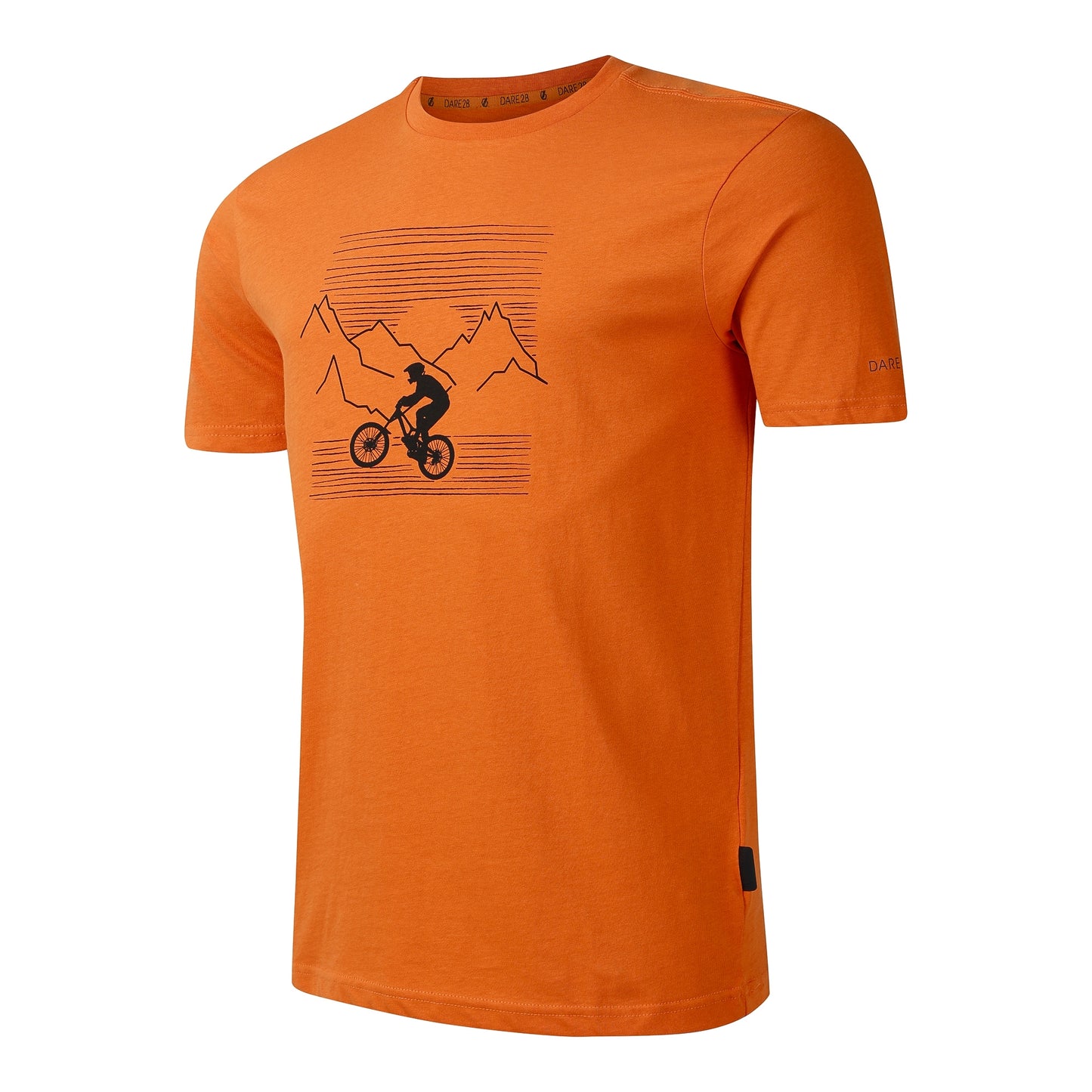 Burnt Orange - Side - Dare 2B Mens Movement III Mountain Bike T-Shirt