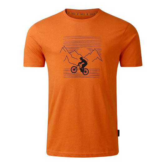 Burnt Orange - Front - Dare 2B Mens Movement III Mountain Bike T-Shirt