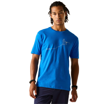 Oxford Blue - Lifestyle - Dare 2B Mens Movement III Hiking Trail T-Shirt