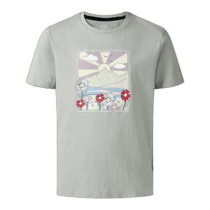 Glacier Green - Front - Dare 2B Childrens-Kids Trailblazer III Mountain T-Shirt
