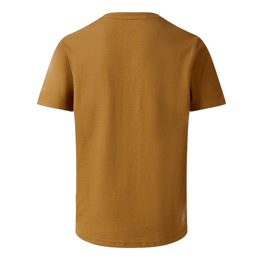 Dark Cumin Yellow - Back - Dare 2B Childrens-Kids Trailblazer III Skull T-Shirt