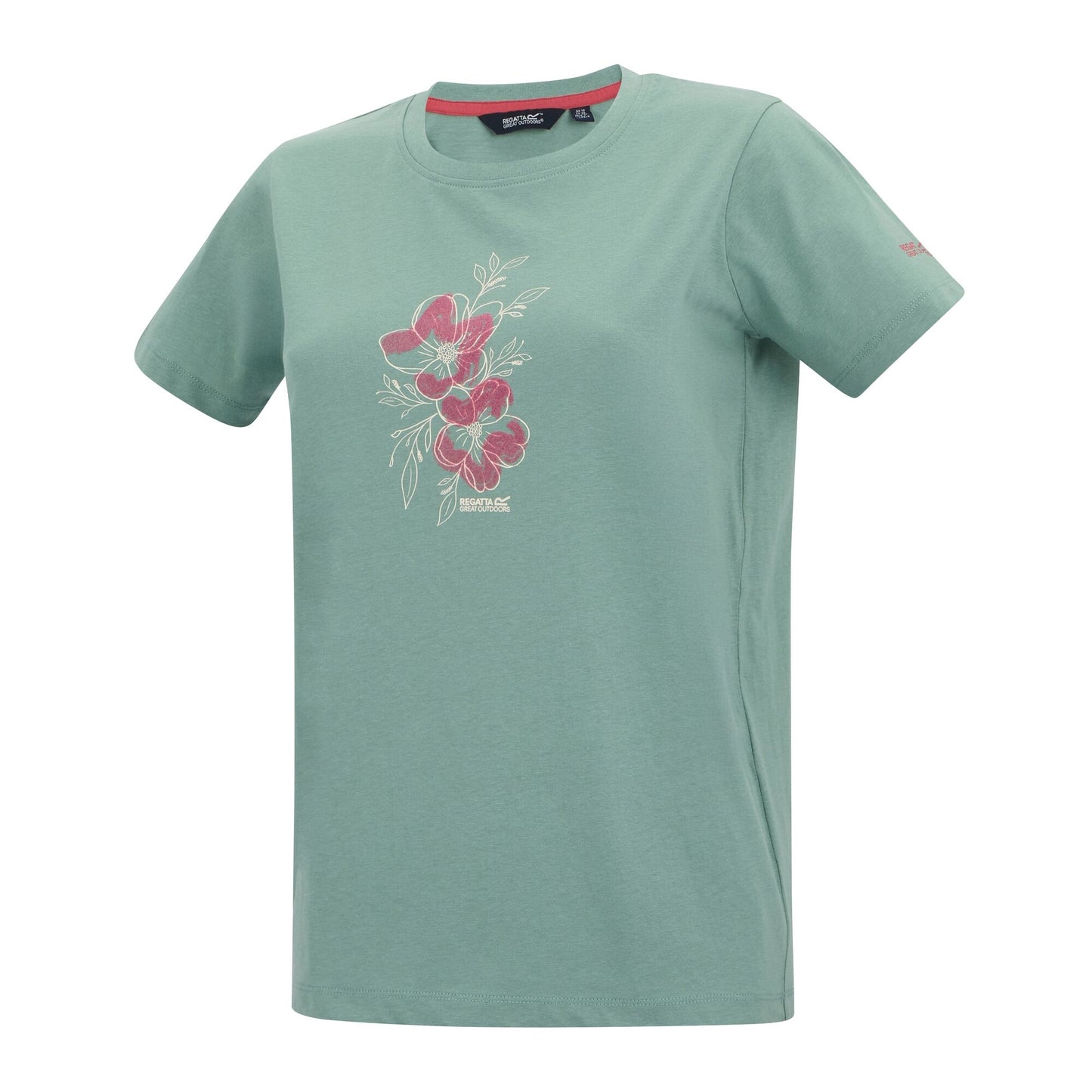 Ivy Moss - Side - Regatta Womens-Ladies Filandra VX Bloom T-Shirt