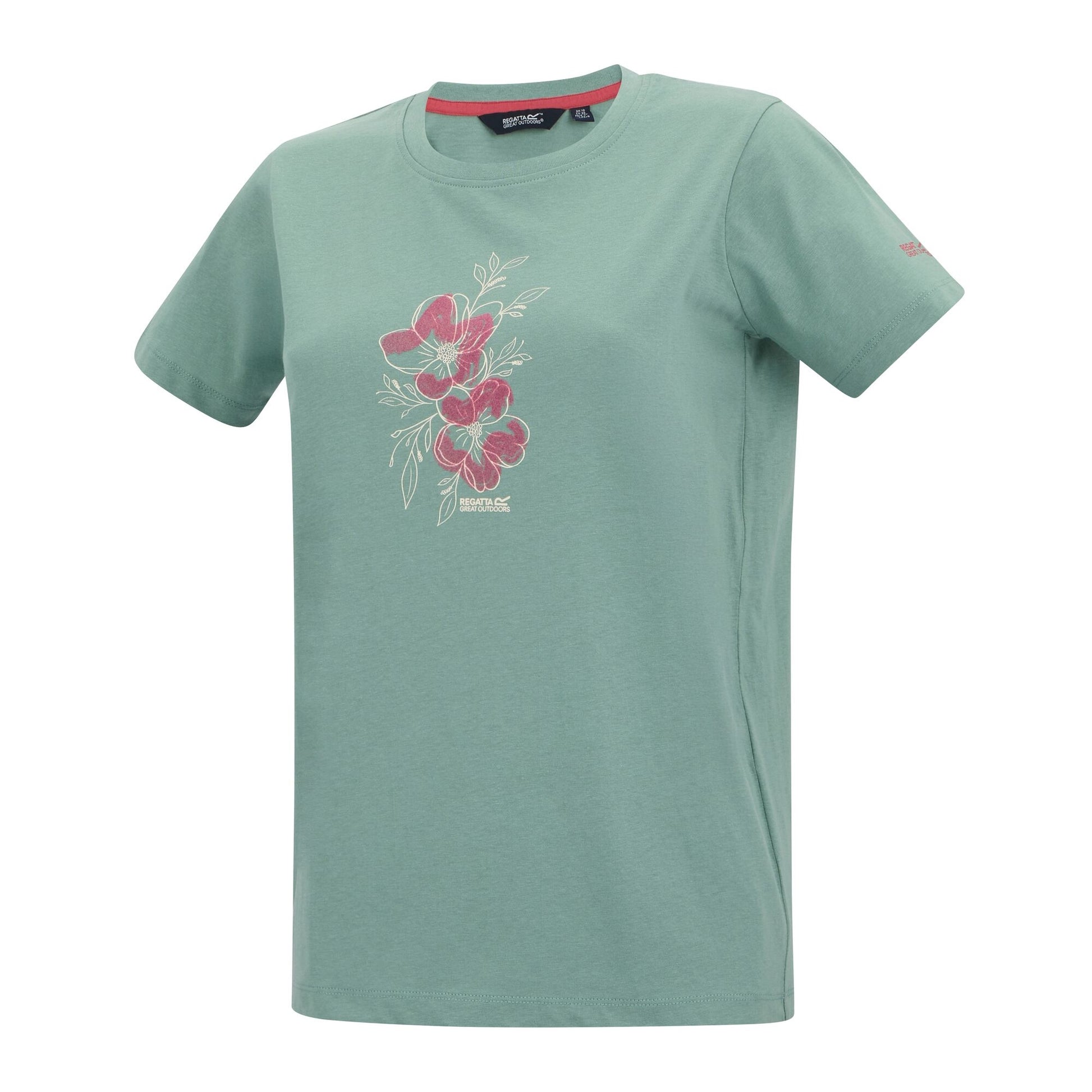Ivy Moss - Side - Regatta Womens-Ladies Filandra VX Bloom T-Shirt