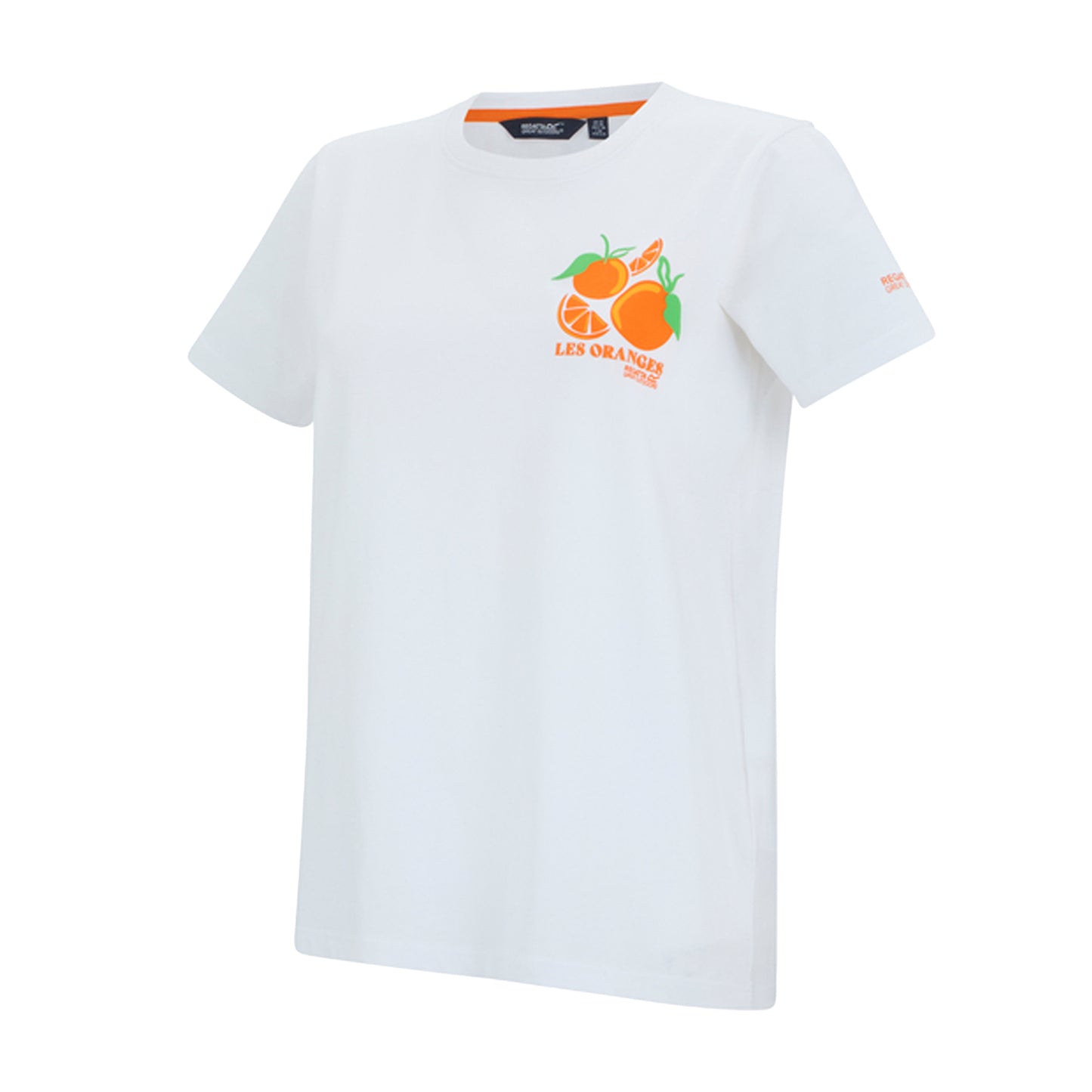 White - Side - Regatta Womens-Ladies Filandra VX Orange T-Shirt