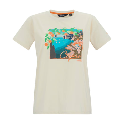 Light Vanilla - Front - Regatta Womens-Ladies Filandra VX Capri Seaside T-Shirt