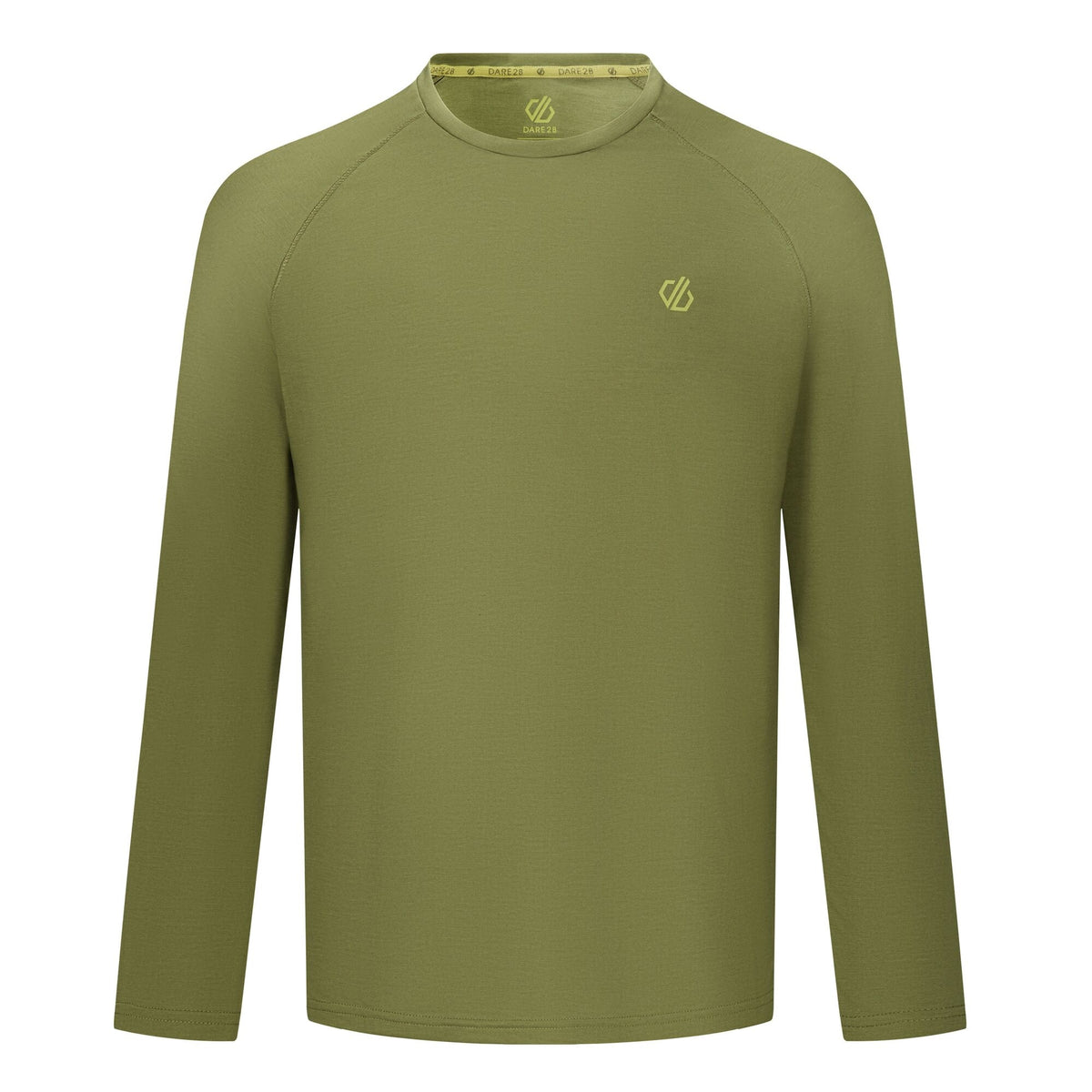 Nephrite Green - Front - Dare 2B Mens Agile Long-Sleeved T-Shirt