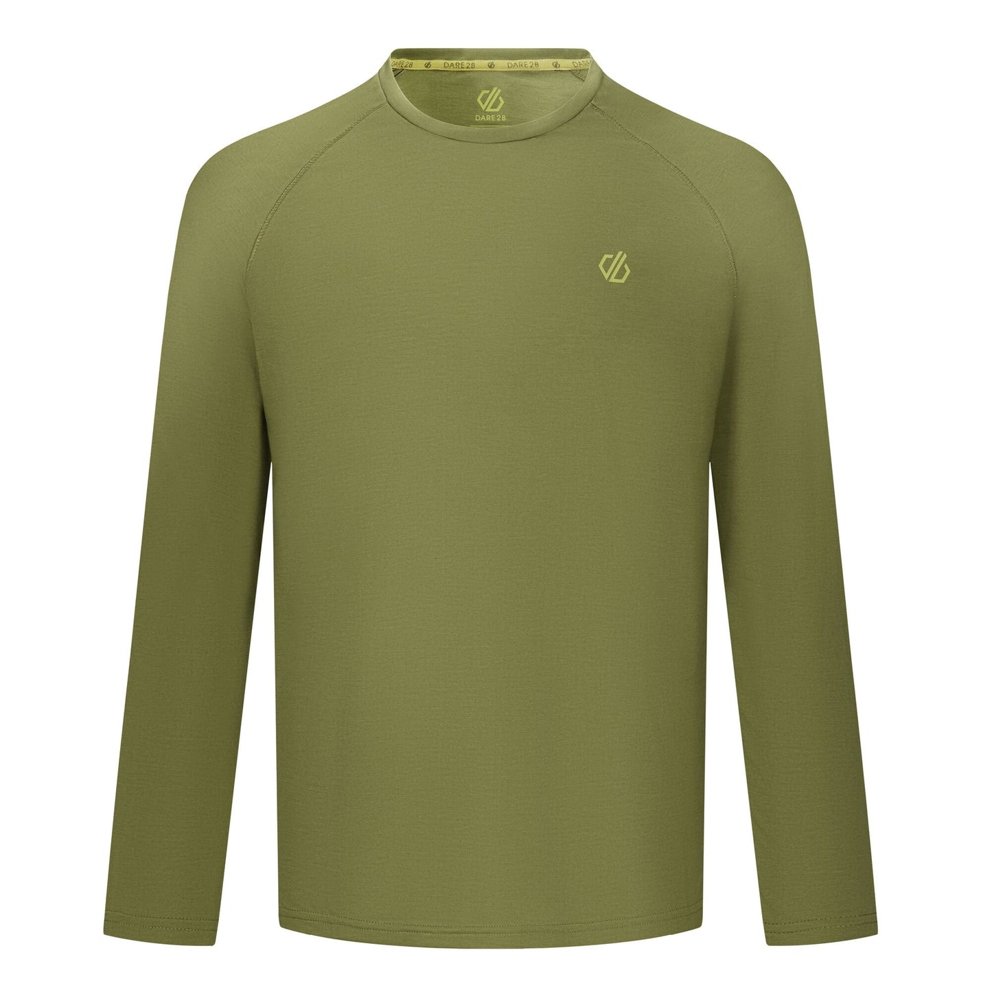 Nephrite Green - Front - Dare 2B Mens Agile Long-Sleeved T-Shirt