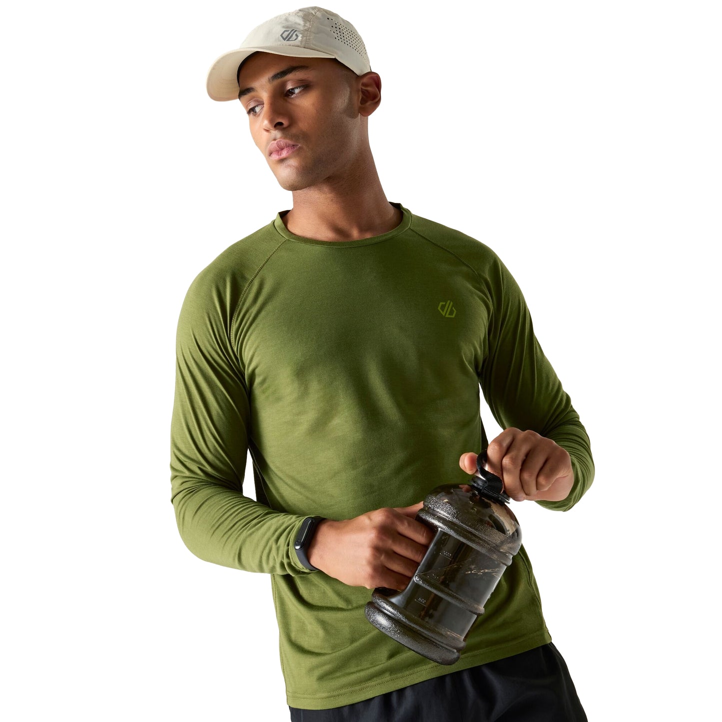 Nephrite Green - Lifestyle - Dare 2B Mens Agile Long-Sleeved T-Shirt