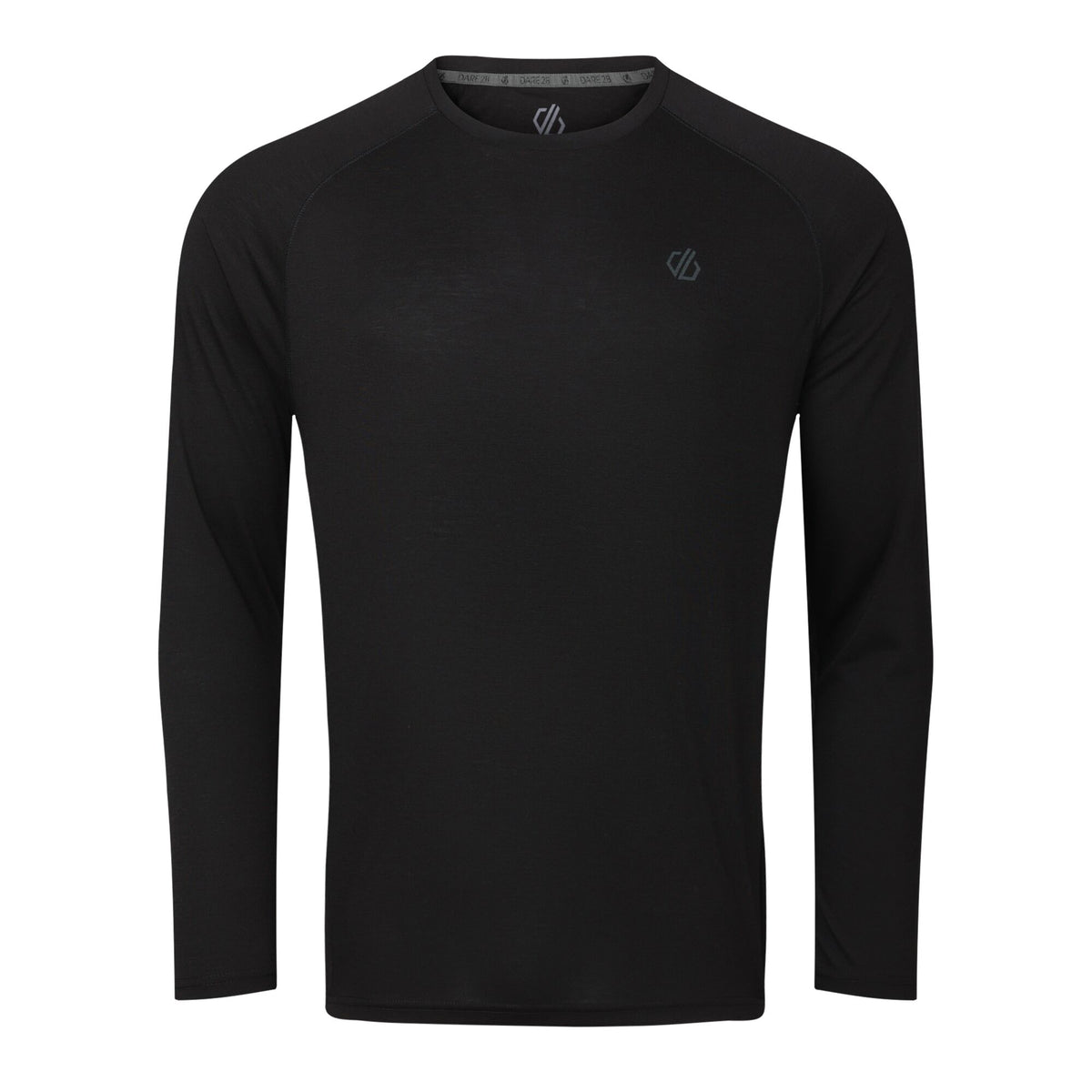 Black - Front - Dare 2B Mens Agile Long-Sleeved T-Shirt