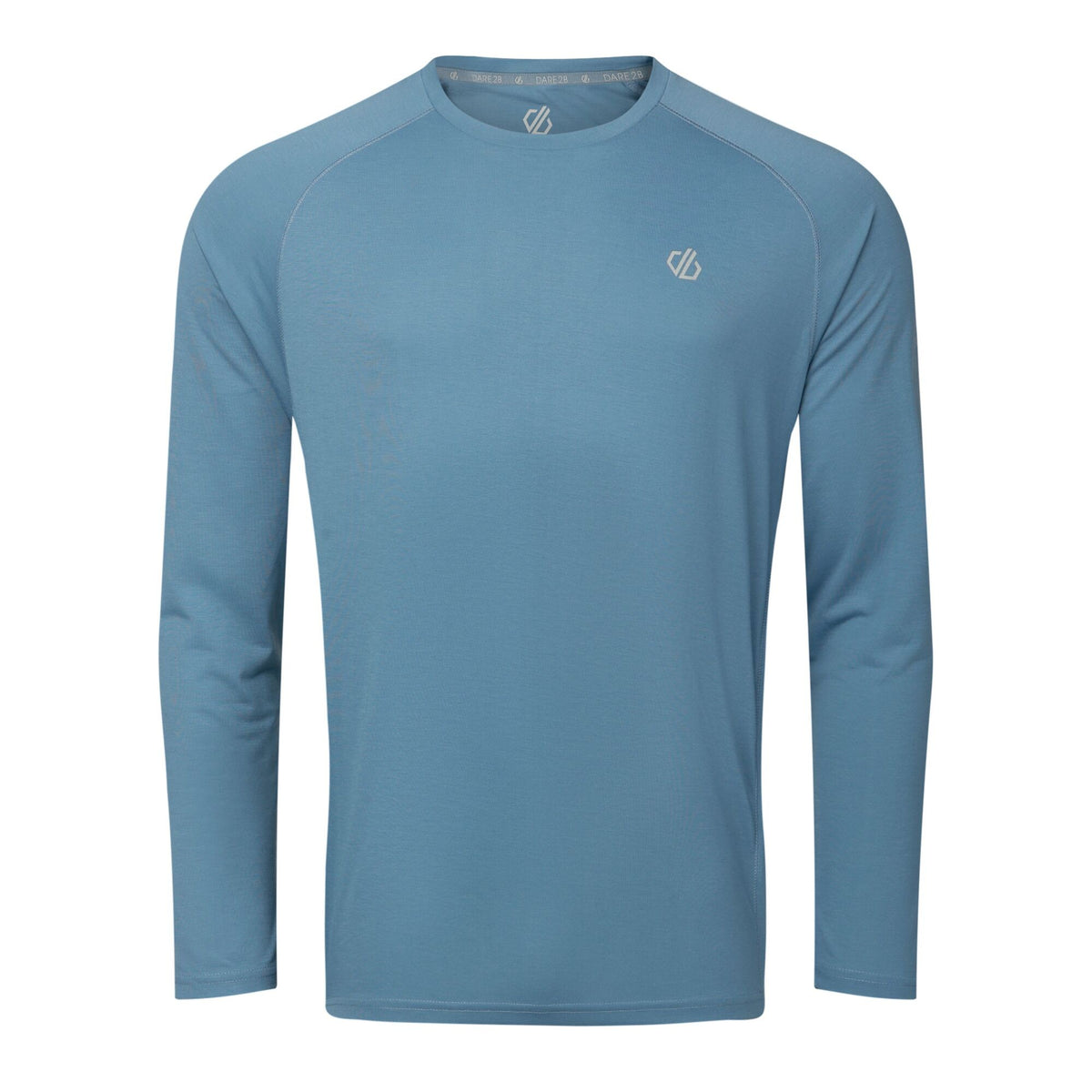 Dusky Blue - Front - Dare 2B Mens Agile Long-Sleeved T-Shirt